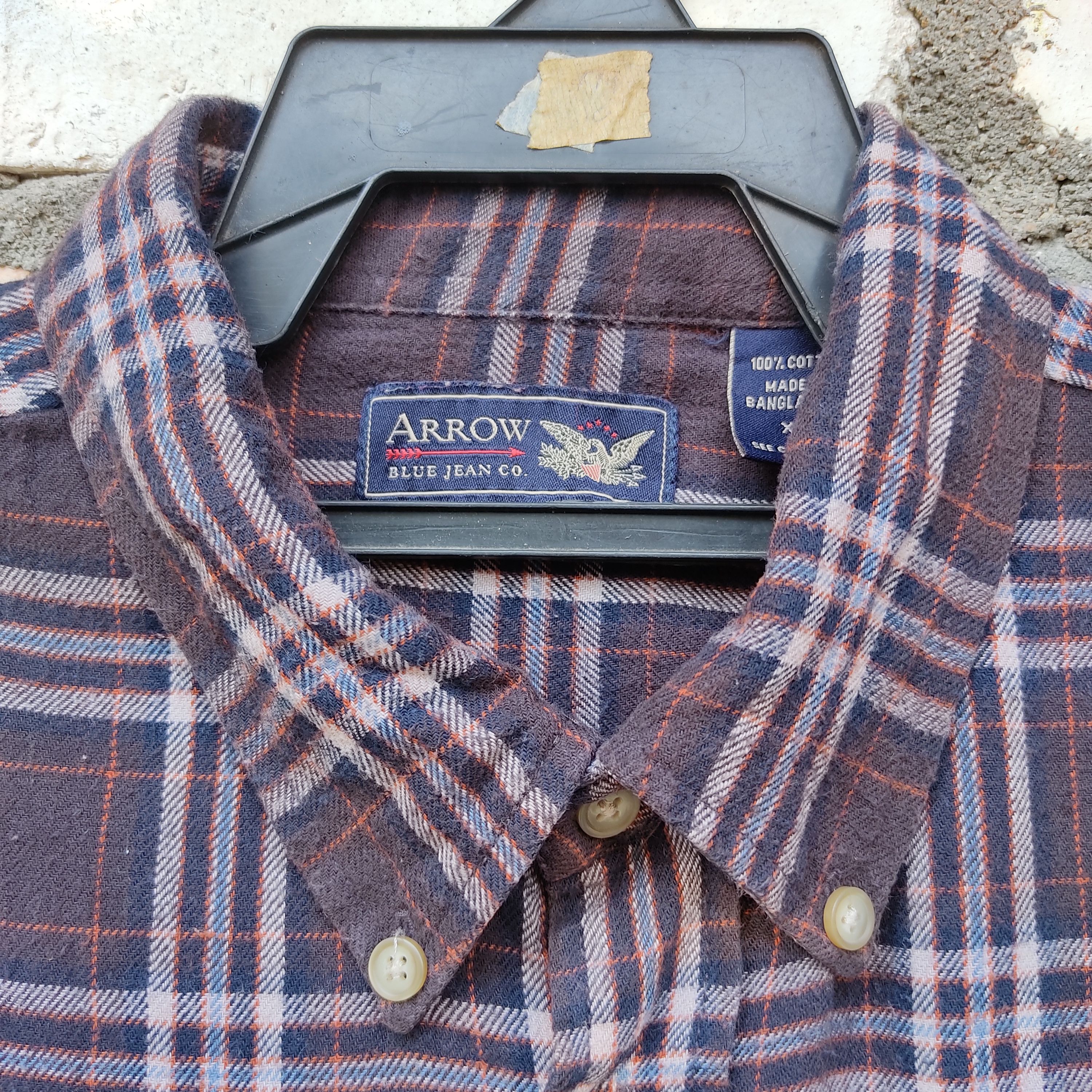Arrow Classic Arrow Flannel Single Pockets Size US XL / EU 56 / 4 - 4 Thumbnail