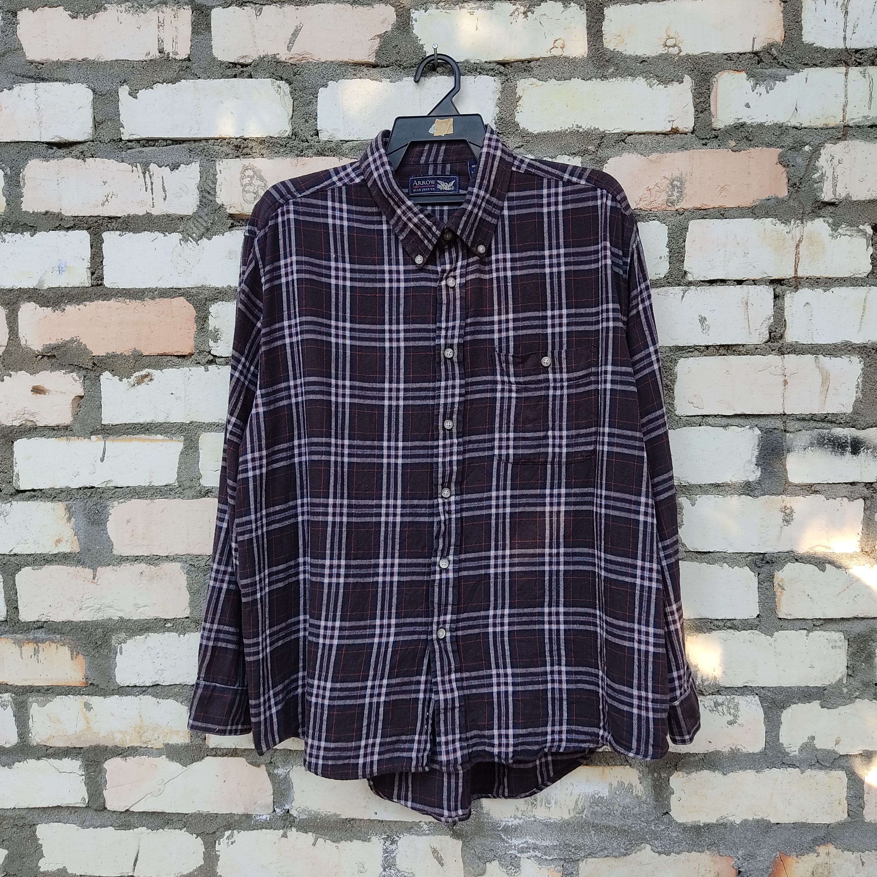 Arrow Classic Arrow Flannel Single Pockets Size US XL / EU 56 / 4 - 1 Thumbnail