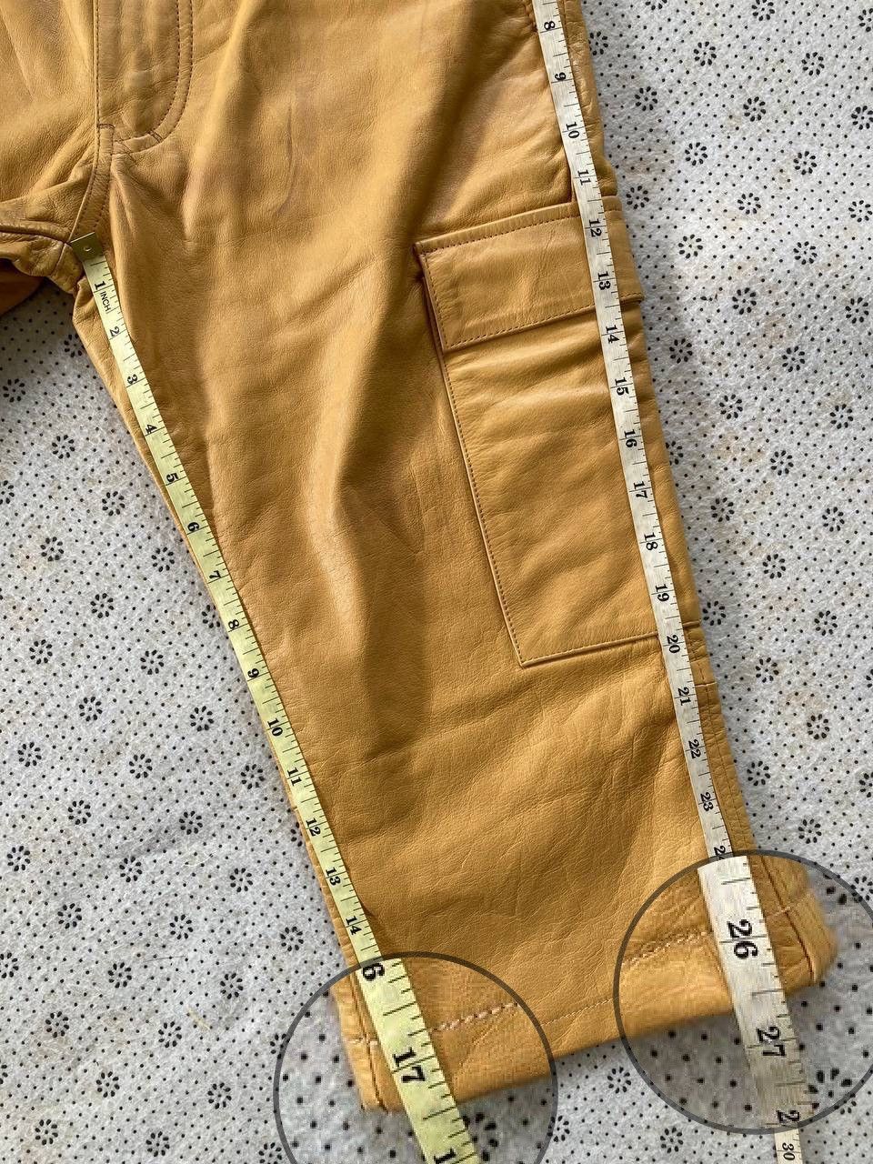 Balmain × Genuine Leather × Vintage Authentic Balmain Leather Short Pant Size US 29 - 5 Thumbnail