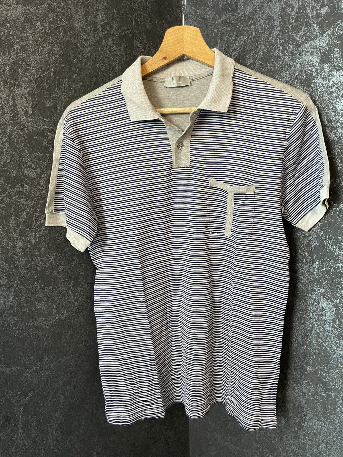 Dior Dior Homme Striped Polo Shirt 