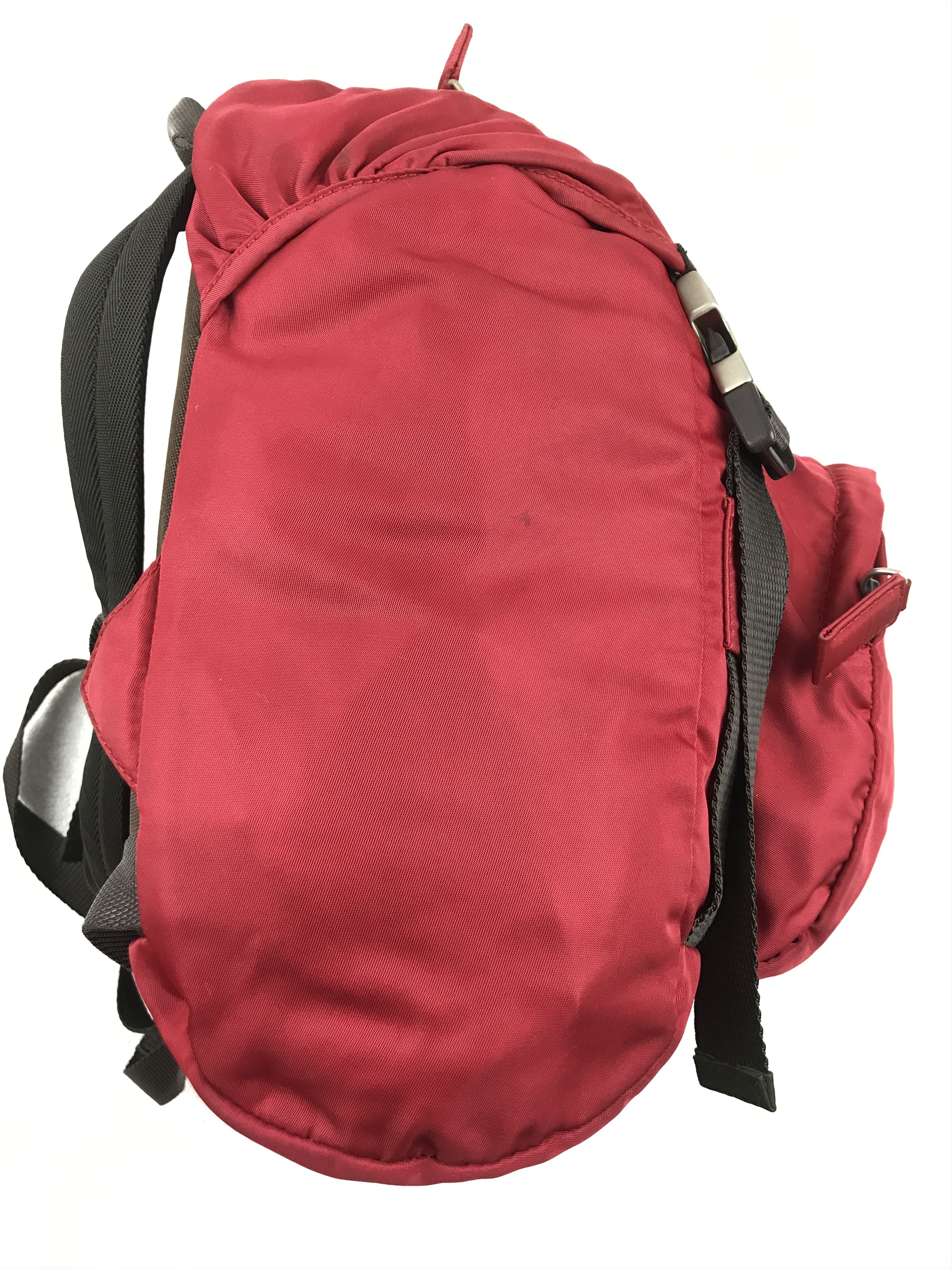 Prada Vintage Prada Nylon Backpack With Authentic Card Size ONE SIZE - 4 Thumbnail