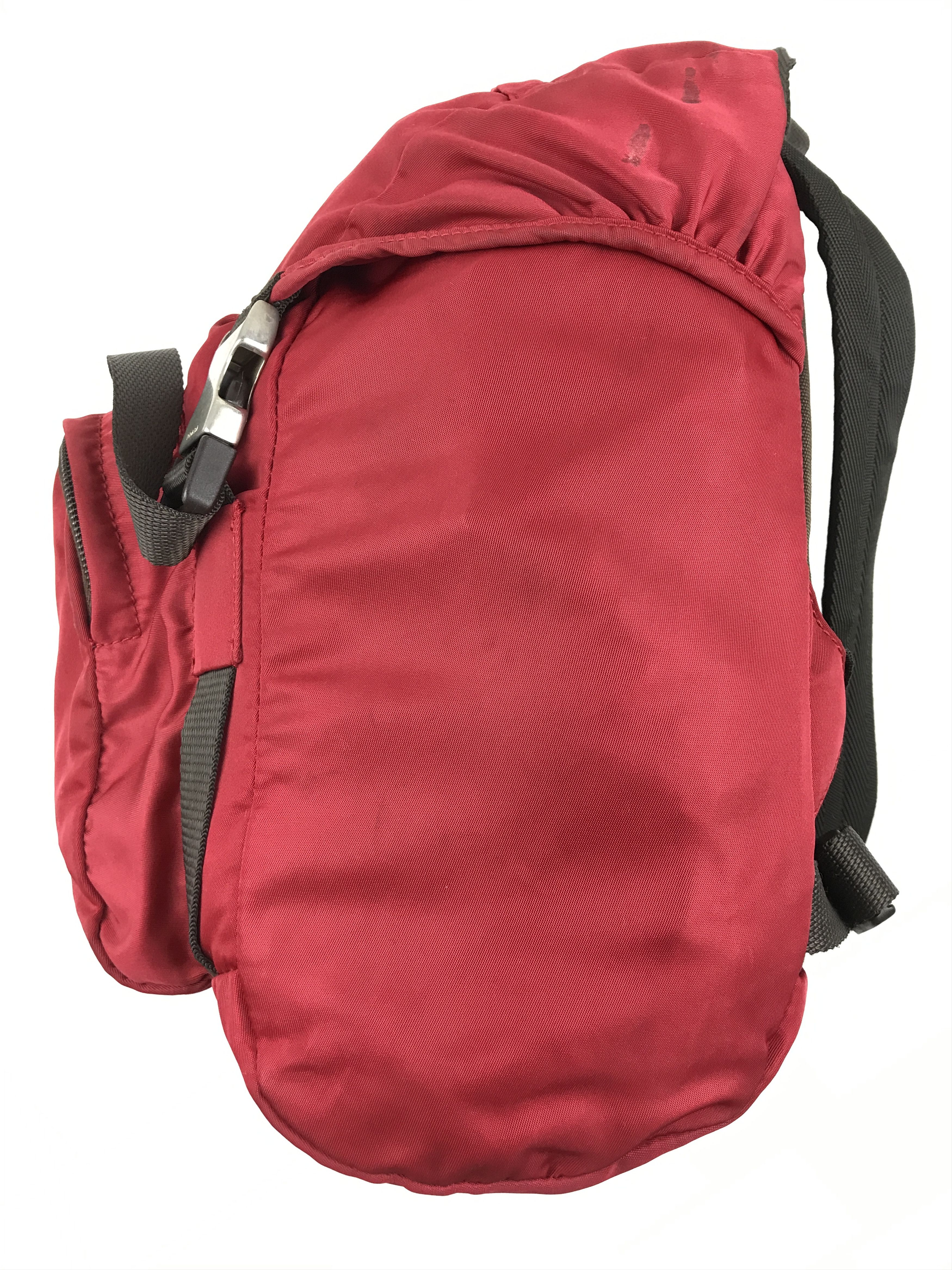 Prada Vintage Prada Nylon Backpack With Authentic Card Size ONE SIZE - 3 Thumbnail