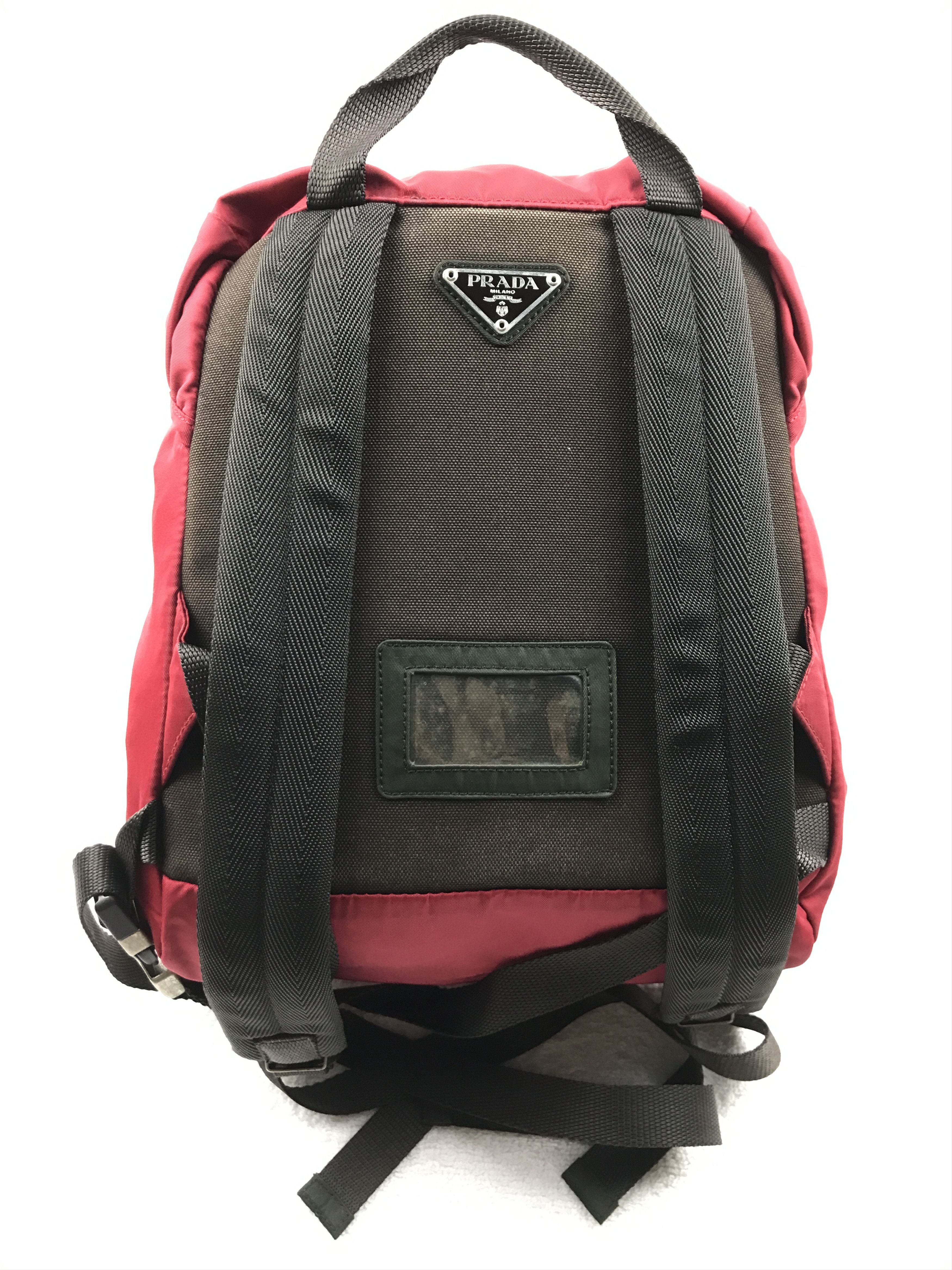 Prada Vintage Prada Nylon Backpack With Authentic Card Size ONE SIZE - 2 Thumbnail