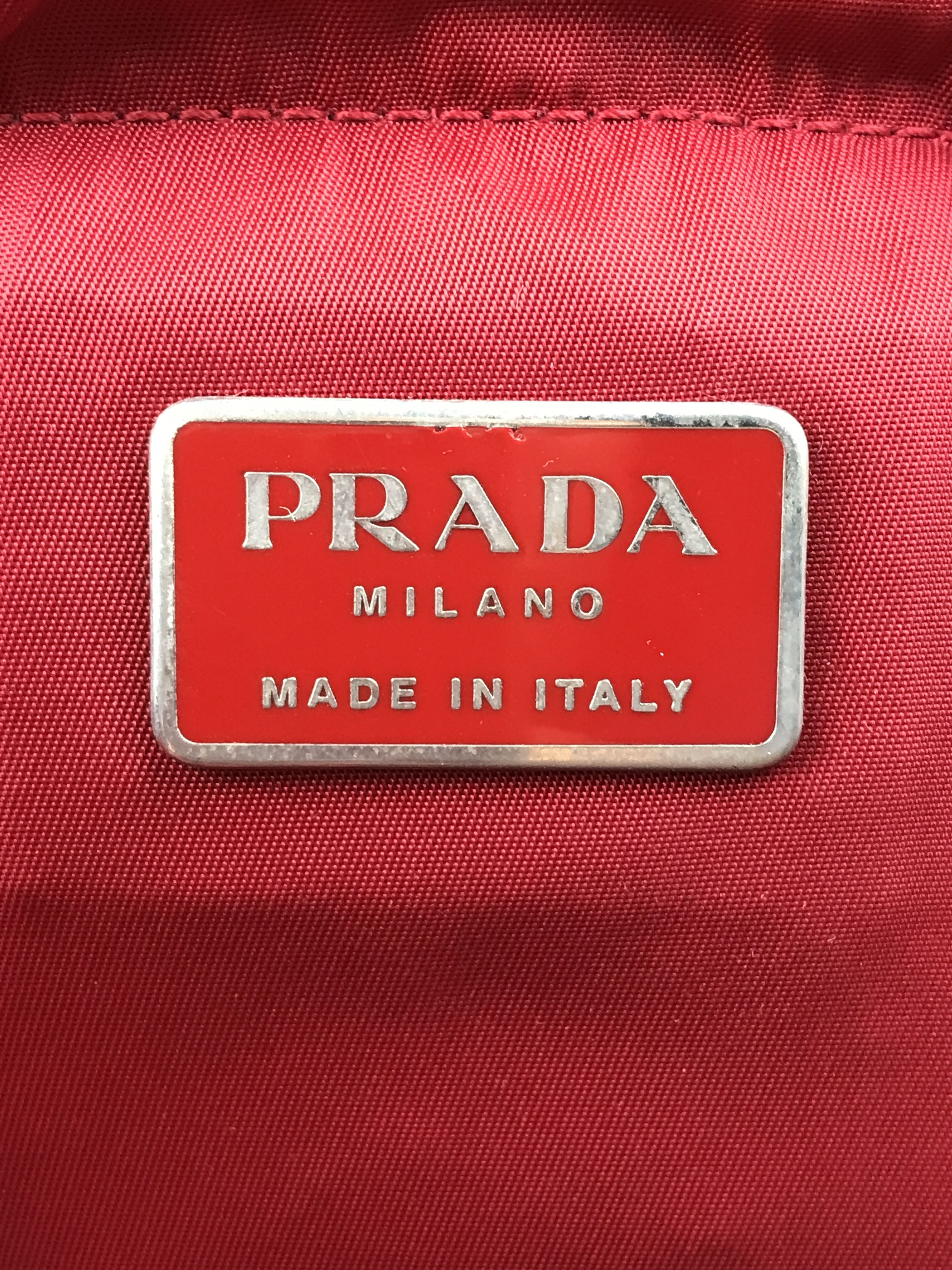Prada Vintage Prada Nylon Backpack With Authentic Card Size ONE SIZE - 13 Thumbnail