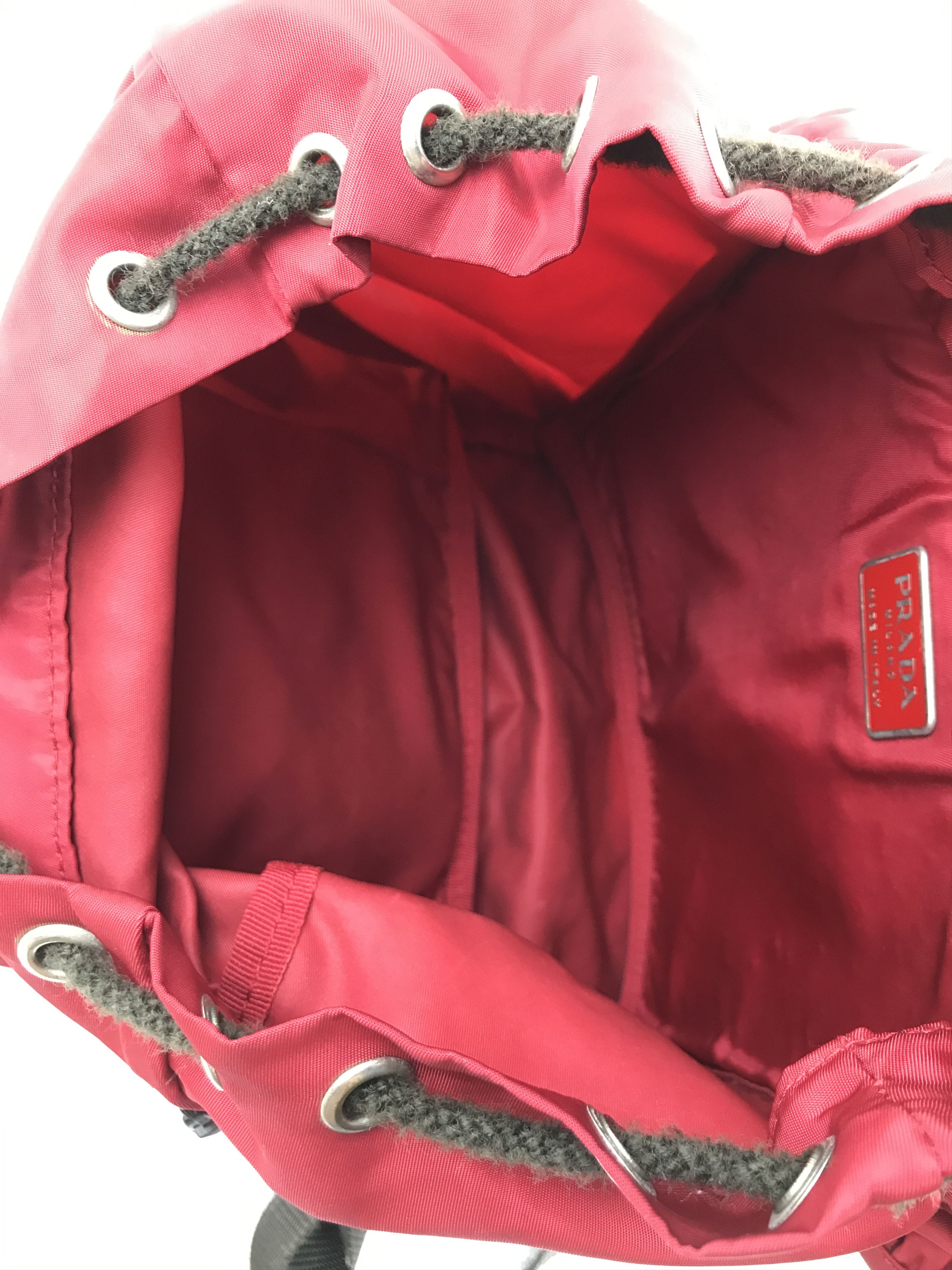 Prada Vintage Prada Nylon Backpack With Authentic Card Size ONE SIZE - 18 Thumbnail