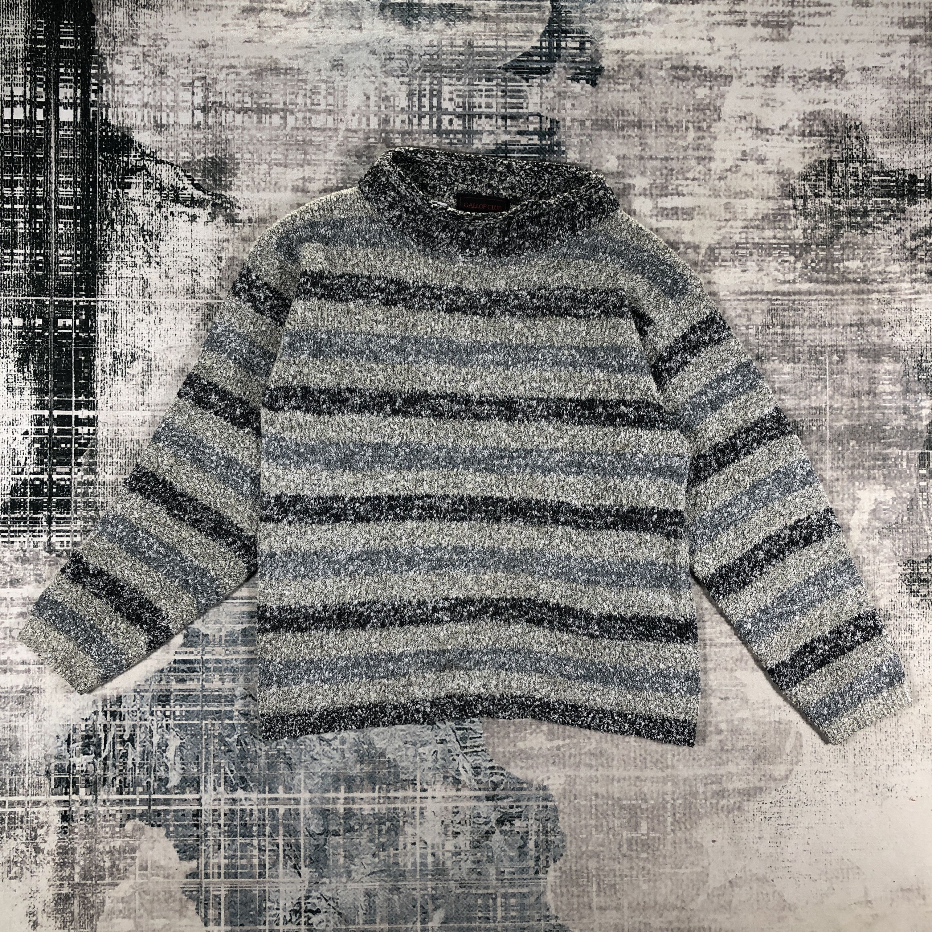 Vintage Gallop Club Sweatshirt Stripe