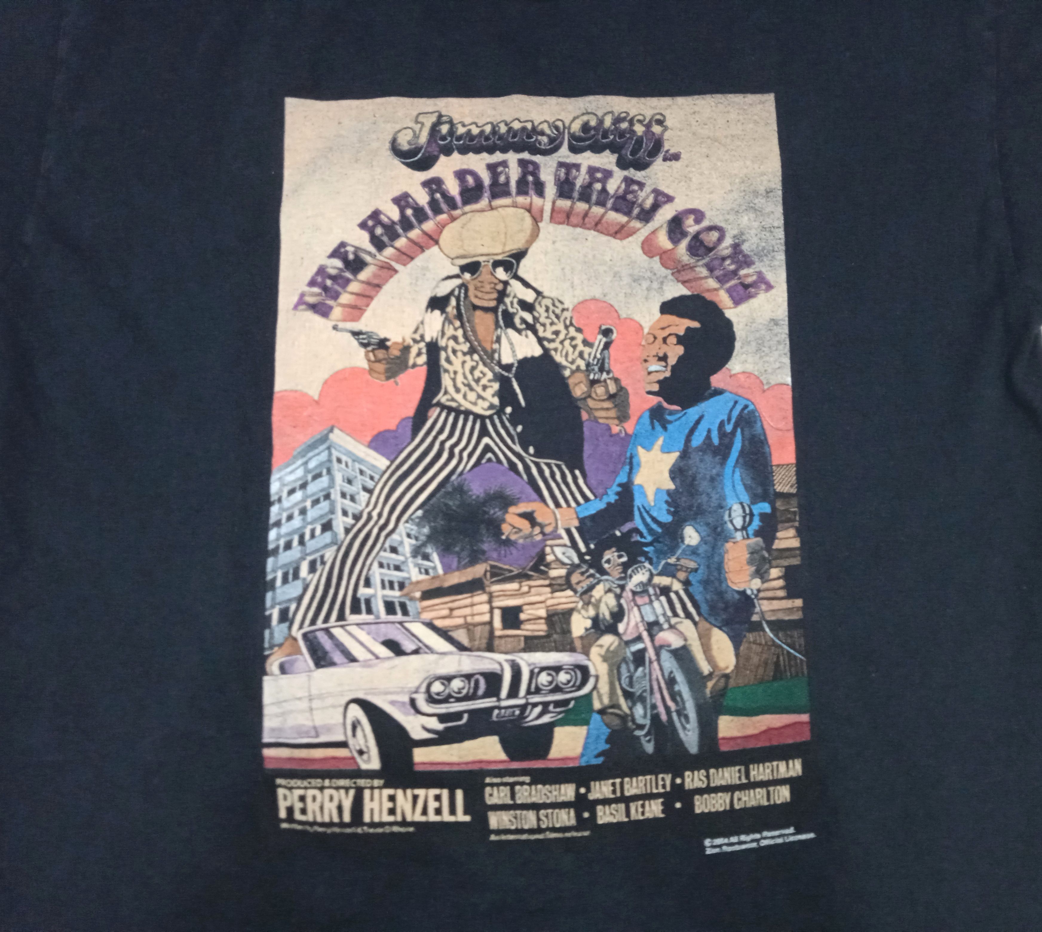 Vintage Vintage 00s Jimmy Cliff The Harder They Come Zion T-Shirt Size US M / EU 48-50 / 2 - 4 Thumbnail