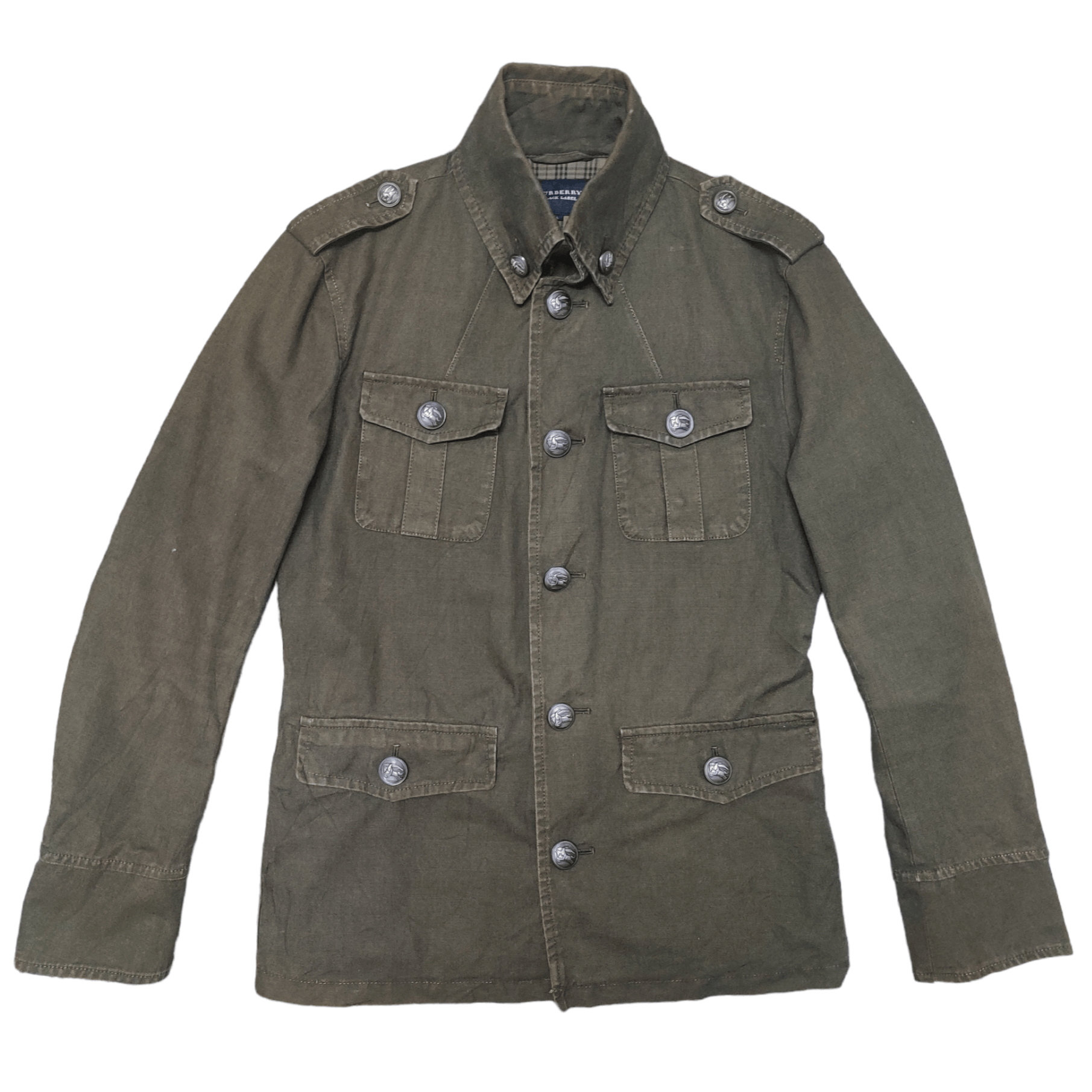 Burberry Vintage Burberry Black Label Nova Check Multi Pockets Jacket Size US L / EU 52-54 / 3 - 1 Thumbnail