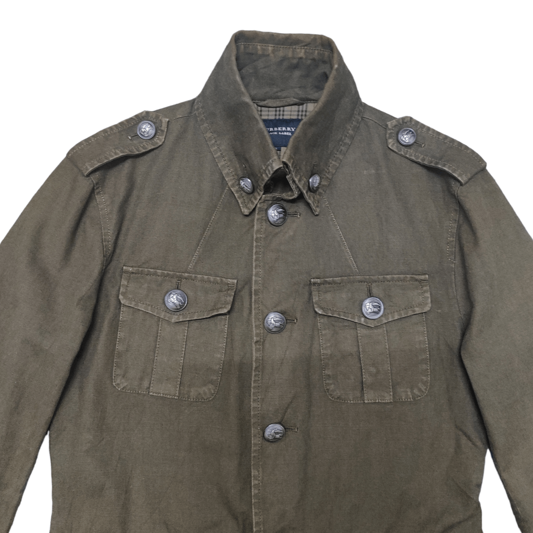 Burberry Vintage Burberry Black Label Nova Check Multi Pockets Jacket Size US L / EU 52-54 / 3 - 2 Thumbnail