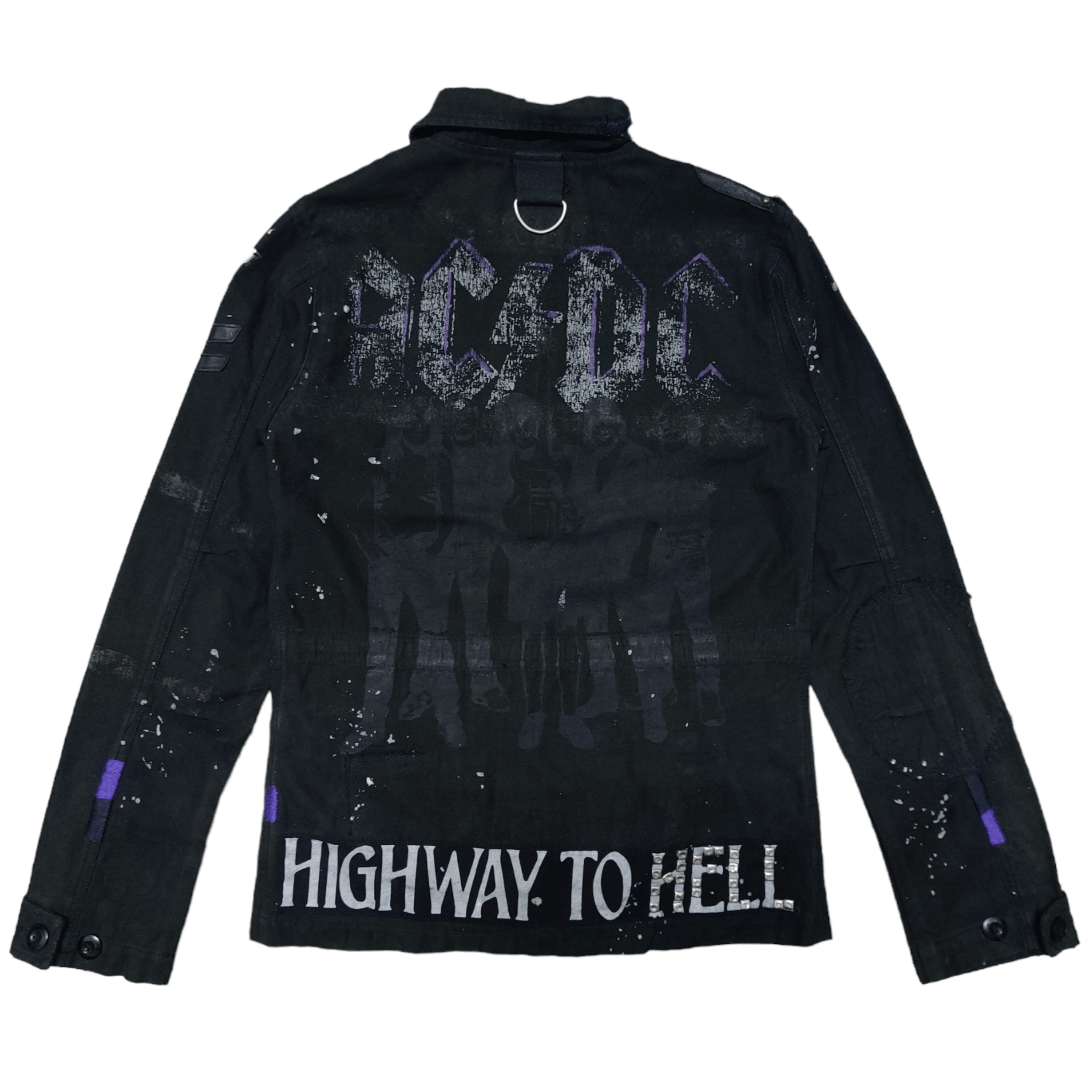 House Of The Gods Vintage 2006 ACDC Band Skull "Highway to Hell" Jacket Size US S / EU 44-46 / 1 - 1 Thumbnail