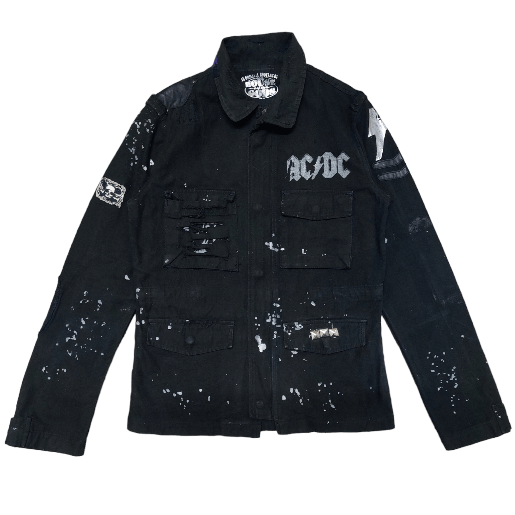 House Of The Gods Vintage 2006 ACDC Band Skull "Highway to Hell" Jacket Size US S / EU 44-46 / 1 - 6 Thumbnail