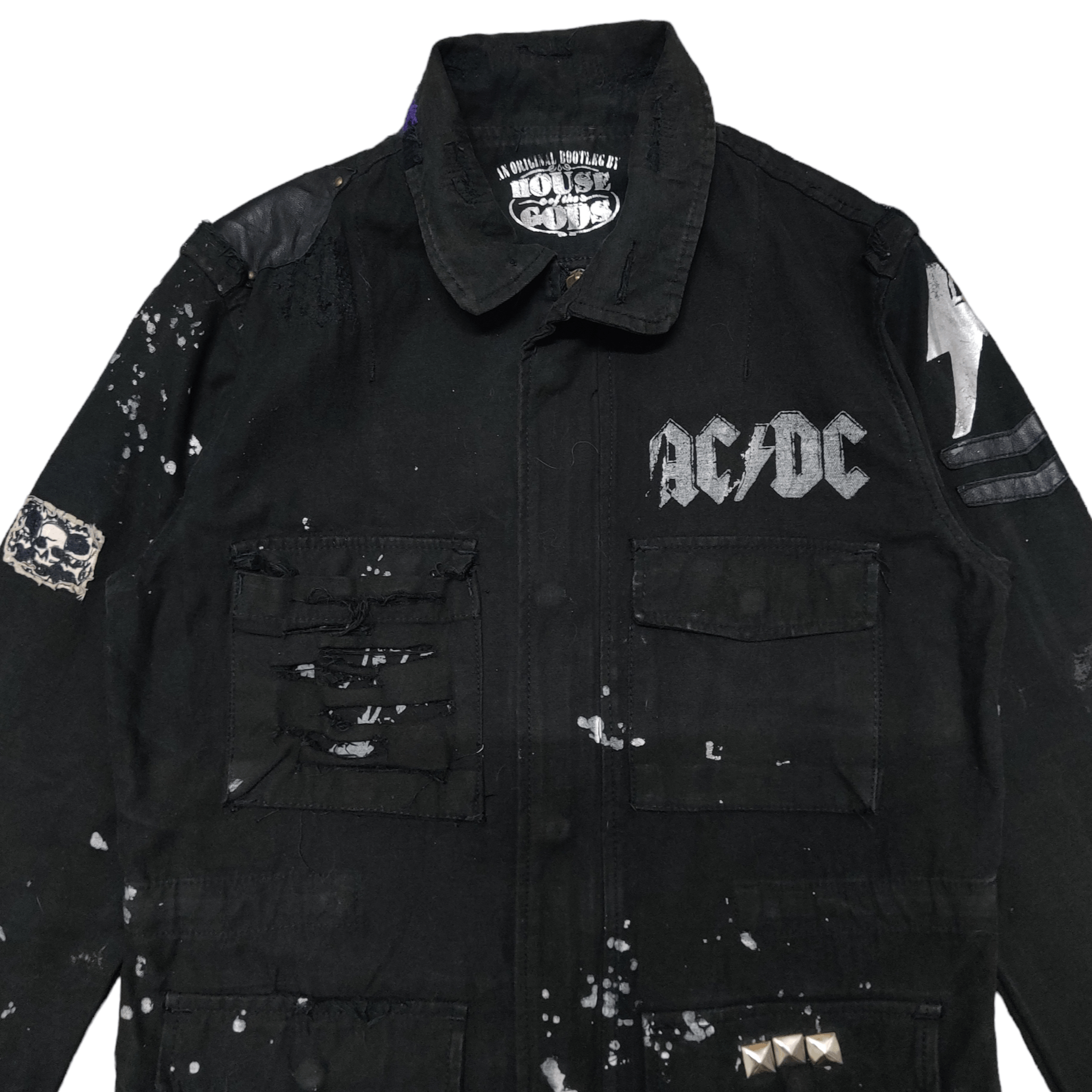 House Of The Gods Vintage 2006 ACDC Band Skull "Highway to Hell" Jacket Size US S / EU 44-46 / 1 - 7 Thumbnail