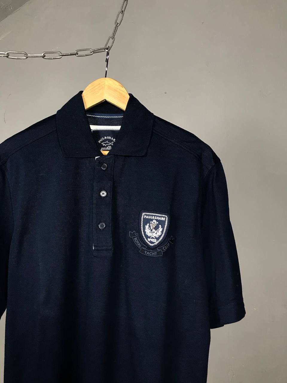 Paul & Shark Paul & Shark luxury streetwear overprinted polo tee Size US L / EU 52-54 / 3 - 2 Thumbnail