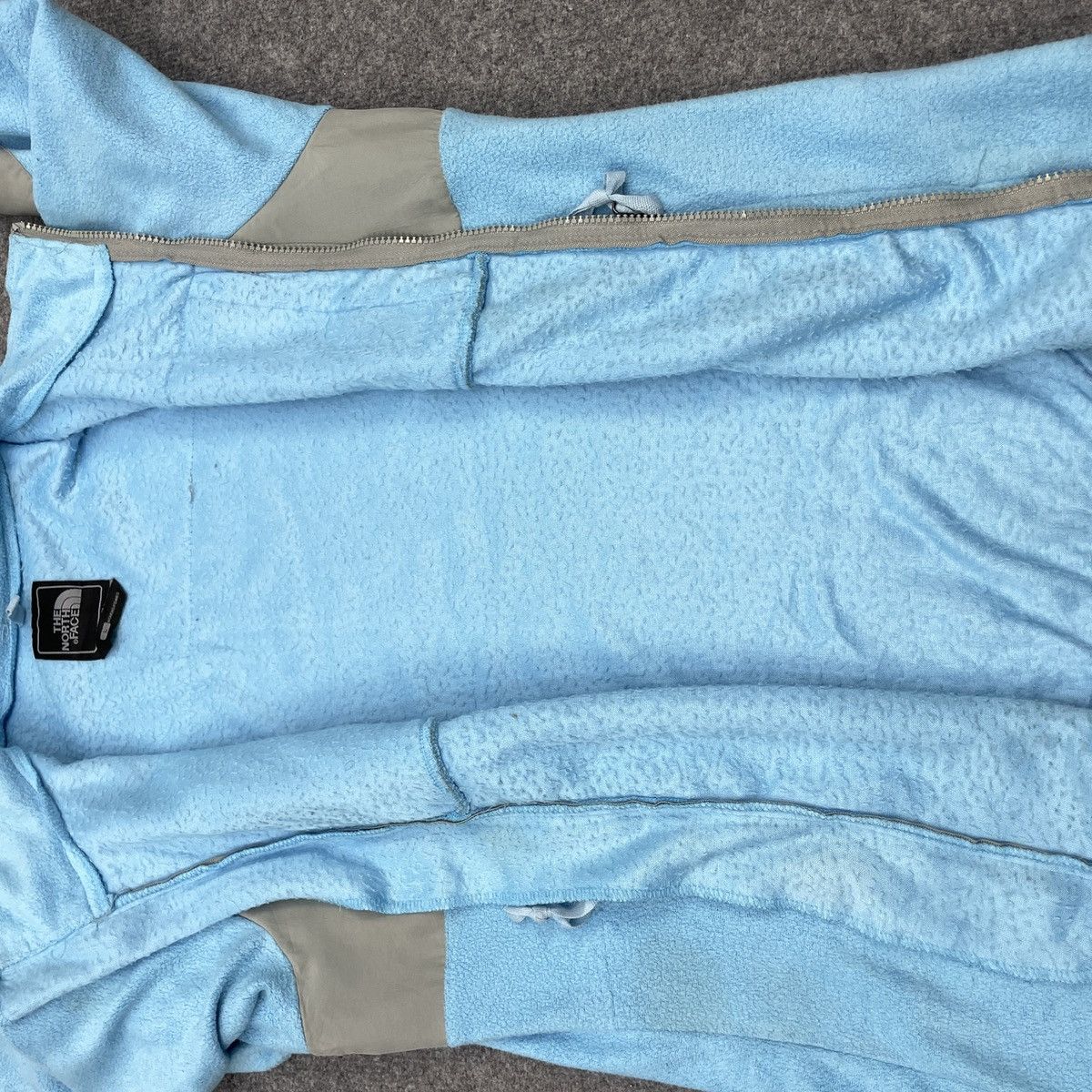 The North Face × Vintage The North Face Blue Grey Denali Jacket Size US L / EU 52-54 / 3 - 10 Thumbnail