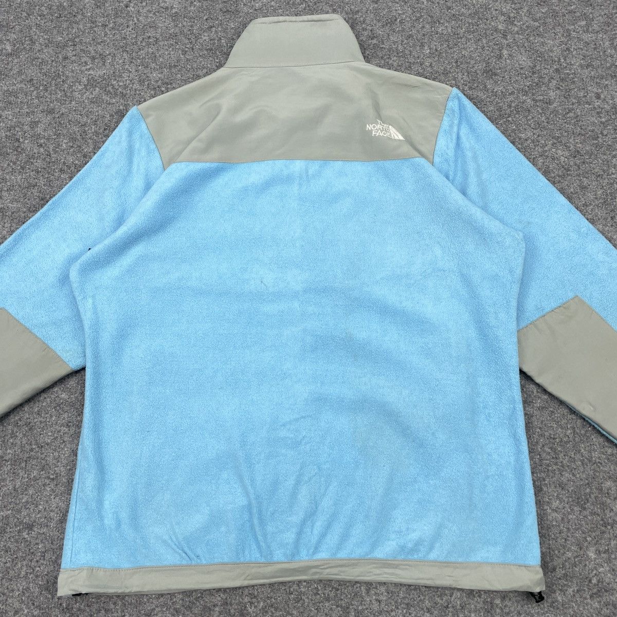 The North Face × Vintage The North Face Blue Grey Denali Jacket Size US L / EU 52-54 / 3 - 5 Thumbnail