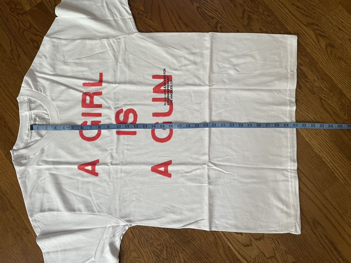Pleasures Large White A Girl is A Gun Tee Shirt Merch Joy Red Black Size US L / EU 52-54 / 3 - 19 Thumbnail
