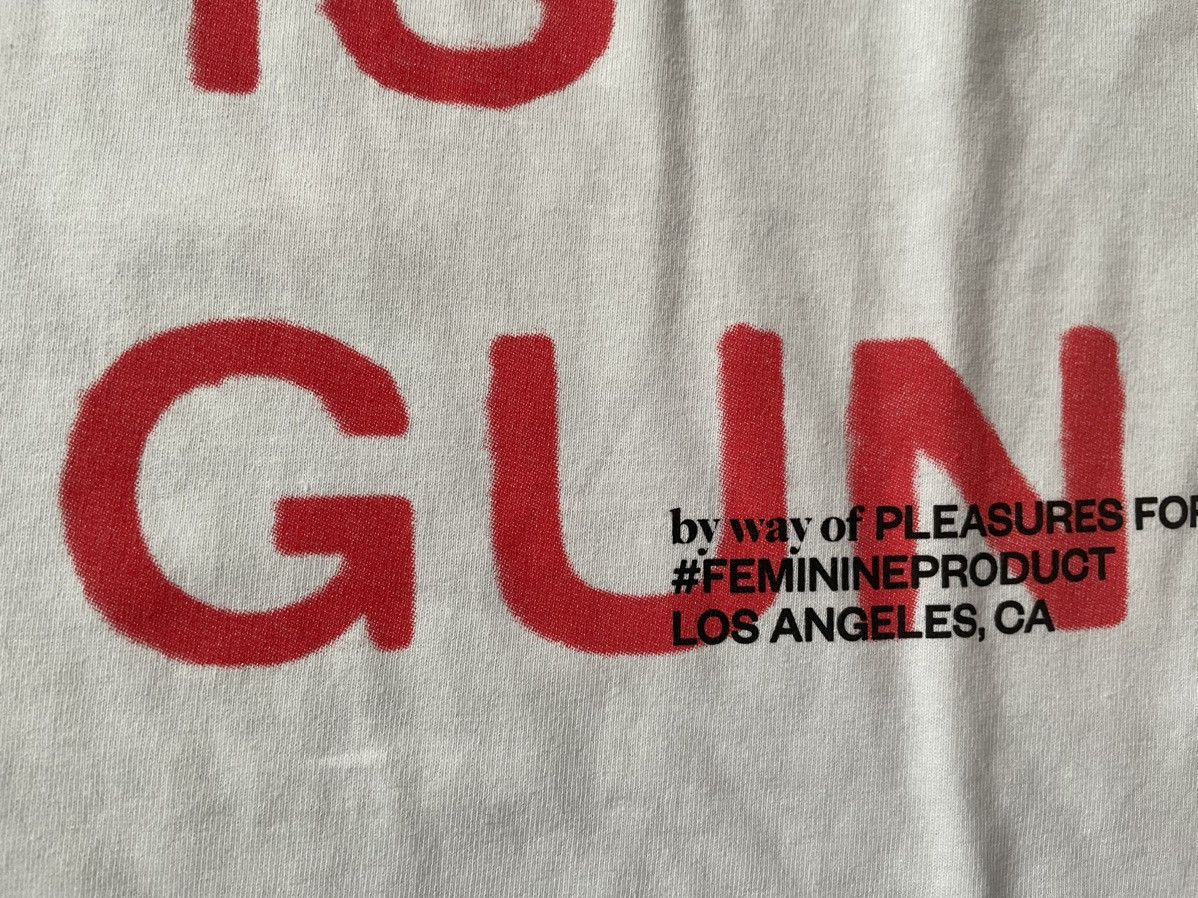 Pleasures Large White A Girl is A Gun Tee Shirt Merch Joy Red Black Size US L / EU 52-54 / 3 - 9 Thumbnail