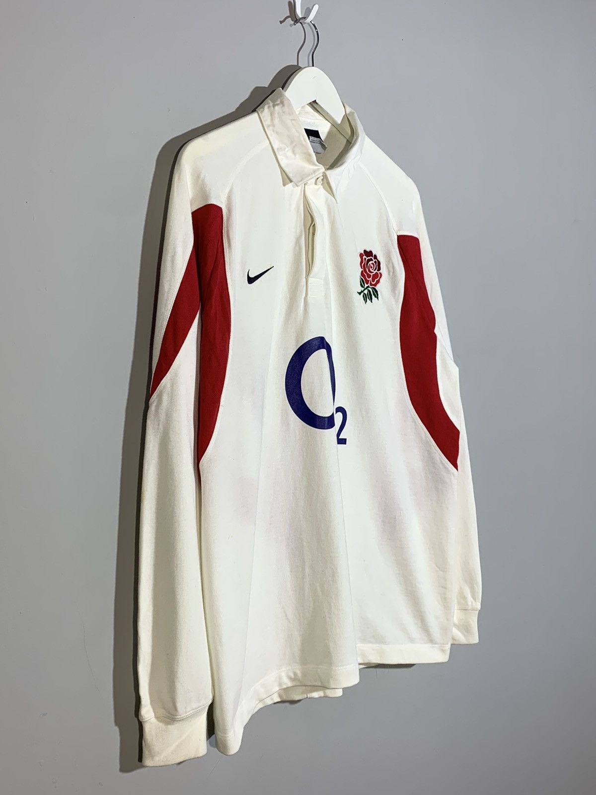 Vintage England Rugby Union 2003 2004 Nike Y2k Streetwear Jersey Size US L / EU 52-54 / 3 - 2 Thumbnail