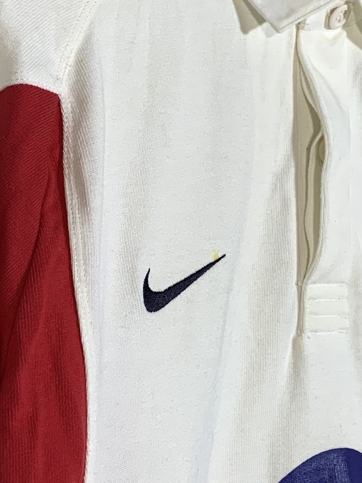 Vintage England Rugby Union 2003 2004 Nike Y2k Streetwear Jersey Size US L / EU 52-54 / 3 - 4 Thumbnail