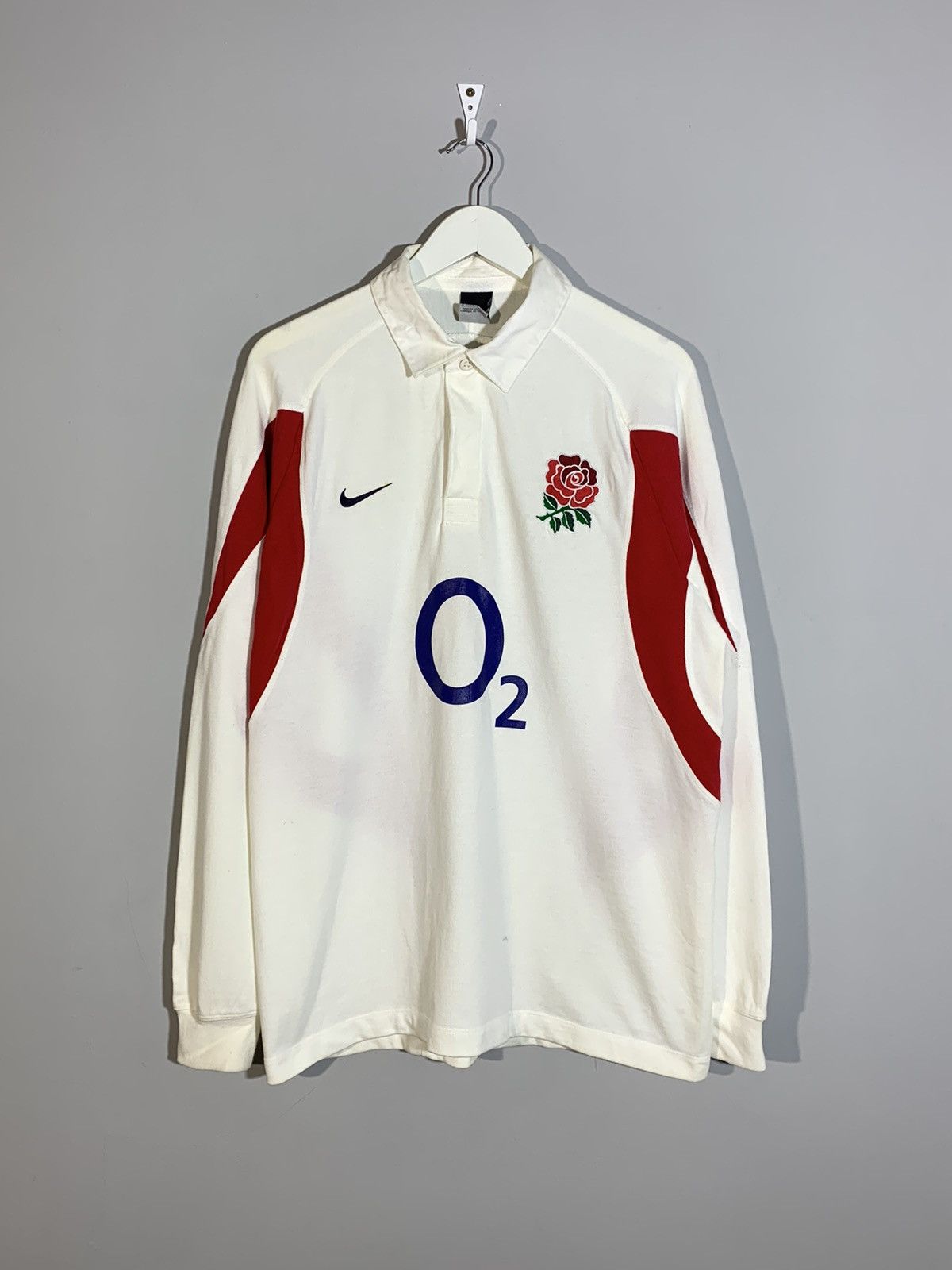 Vintage England Rugby Union 2003 2004 Nike Y2k Streetwear Jersey Size US L / EU 52-54 / 3 - 1 Thumbnail