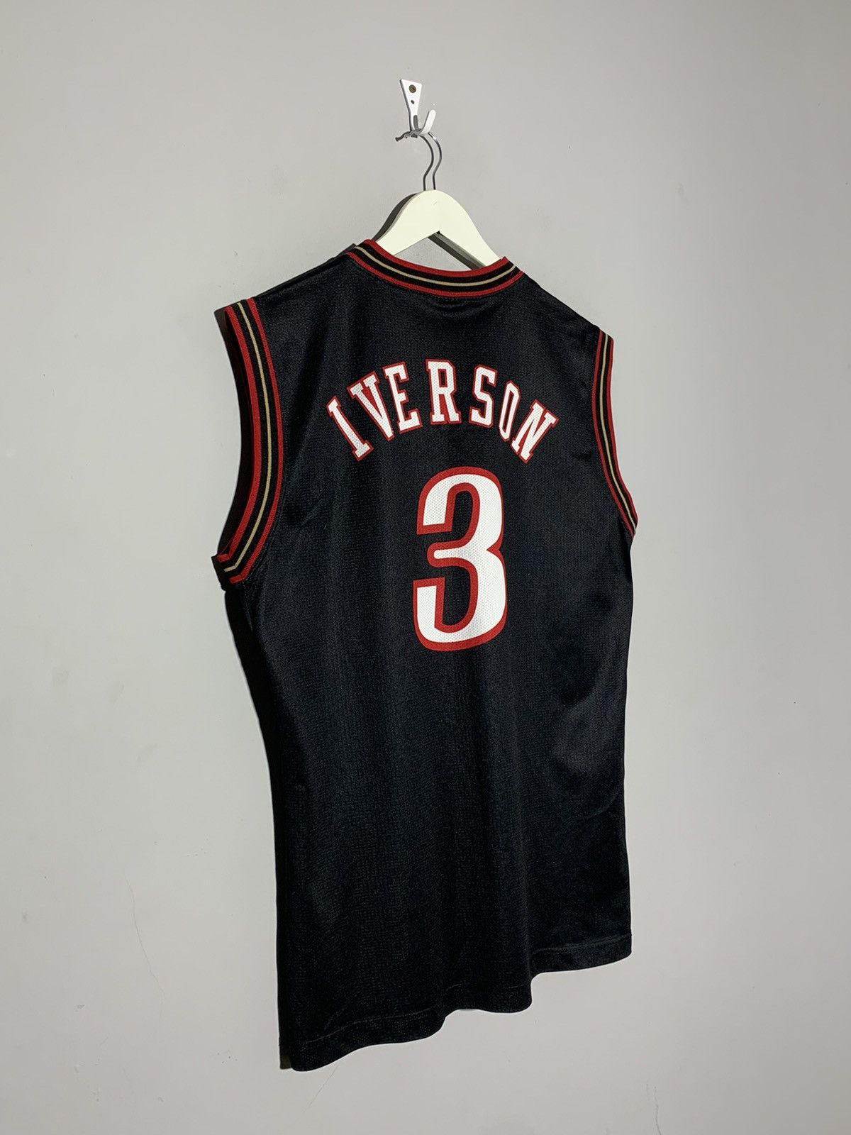 Champion #3 Allen Iverson Philadelphia Champion NBA Jersey Y2k style Size US L / EU 52-54 / 3 - 11 Thumbnail