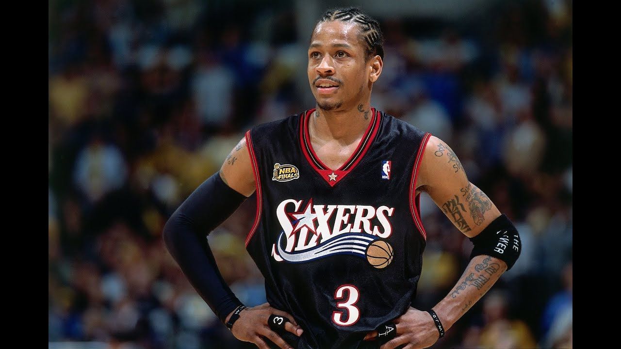 Champion #3 Allen Iverson Philadelphia Champion NBA Jersey Y2k style Size US L / EU 52-54 / 3 - 2 Thumbnail