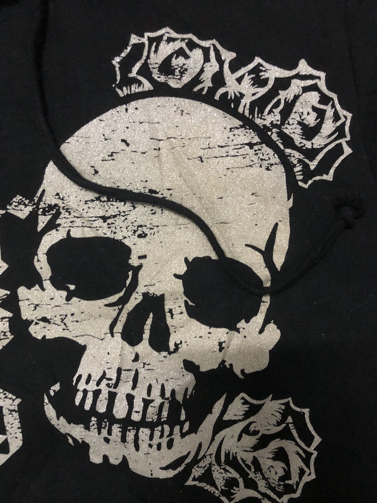 If Six Was Nine × Japanese Brand RARE SKULL BLACK HOODIES GOTHIC STYLE Size US S / EU 44-46 / 1 - 5 Thumbnail