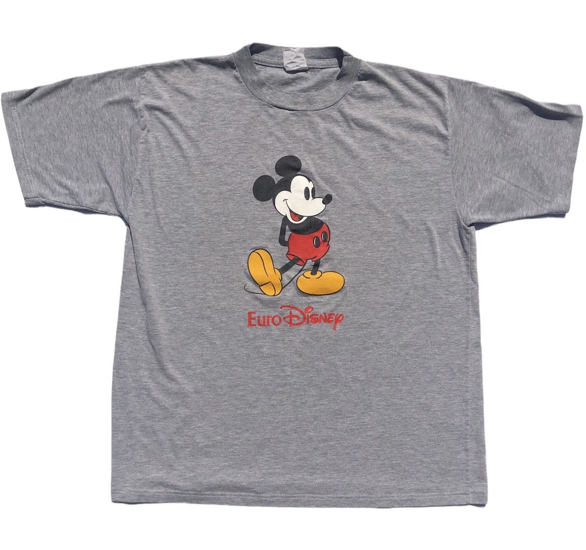 Disney Vintage 90's Disney Mickey Mouse T-Shirt Euro Disney Size US L / EU 52-54 / 3 - 1 Thumbnail