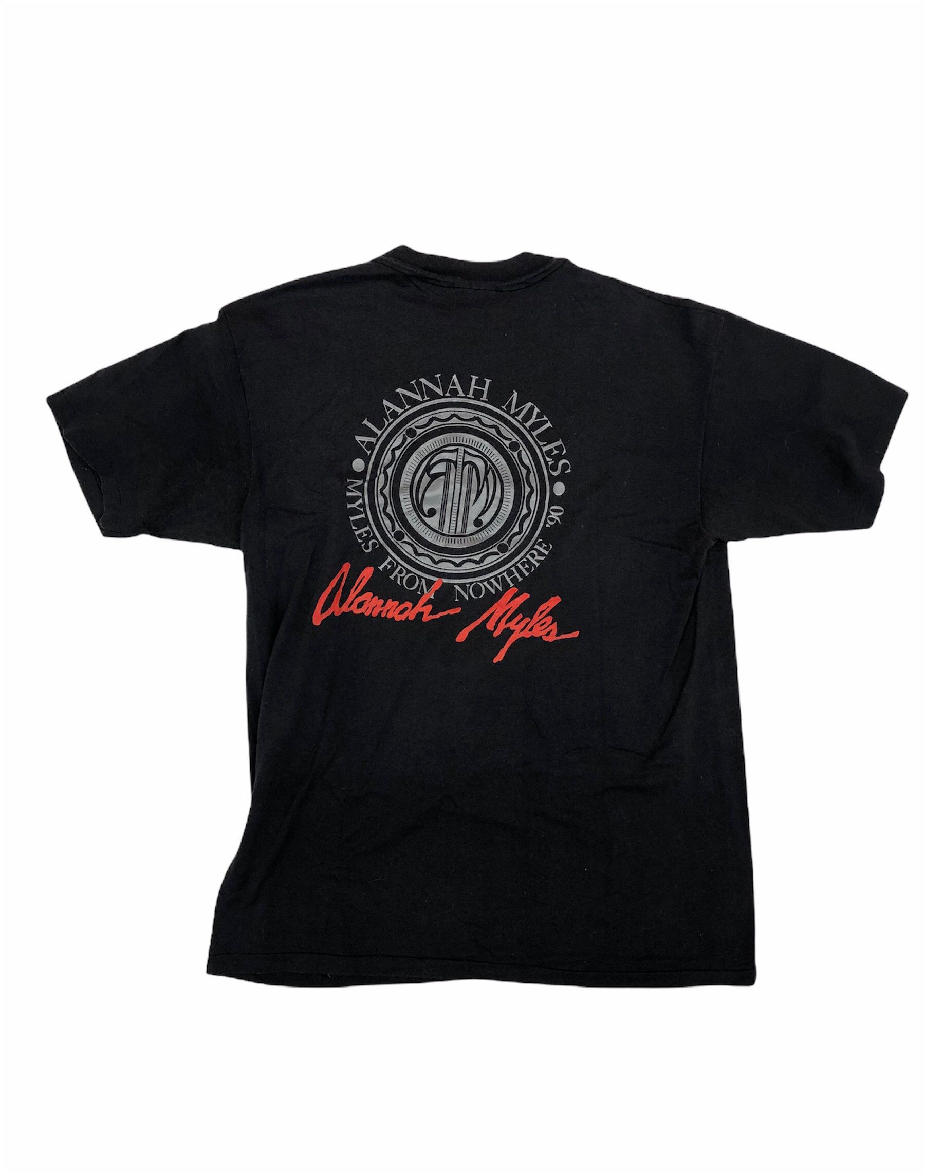 Band Tees Rare 1990 Alannah Myles From Nowhere Tour Big Face Graphic Size US XL / EU 56 / 4 - 2 Thumbnail