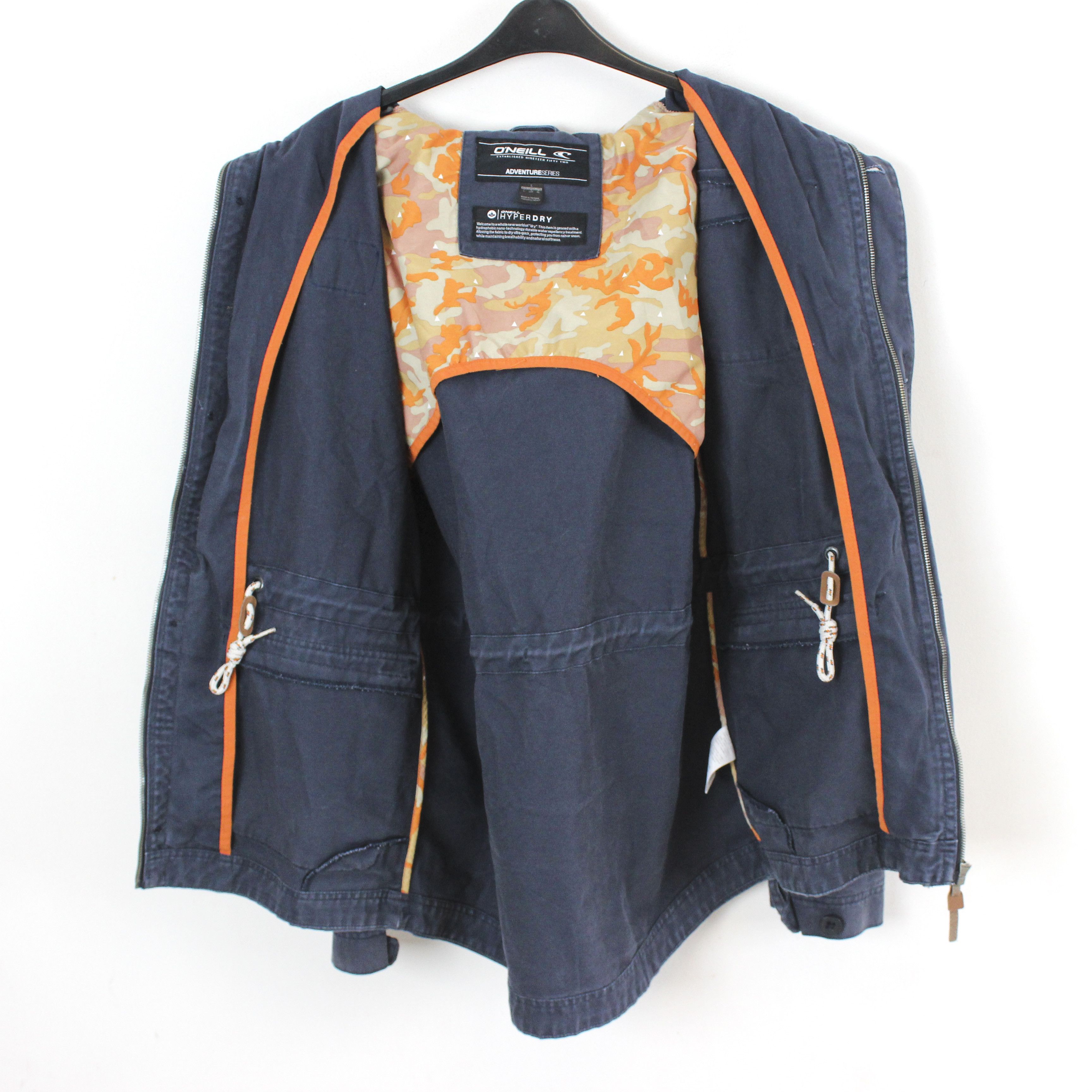 O'Neill adventure hyperdry L Parka many patches hooded jacket coat Size L / US 10 / IT 46 - 2 Thumbnail
