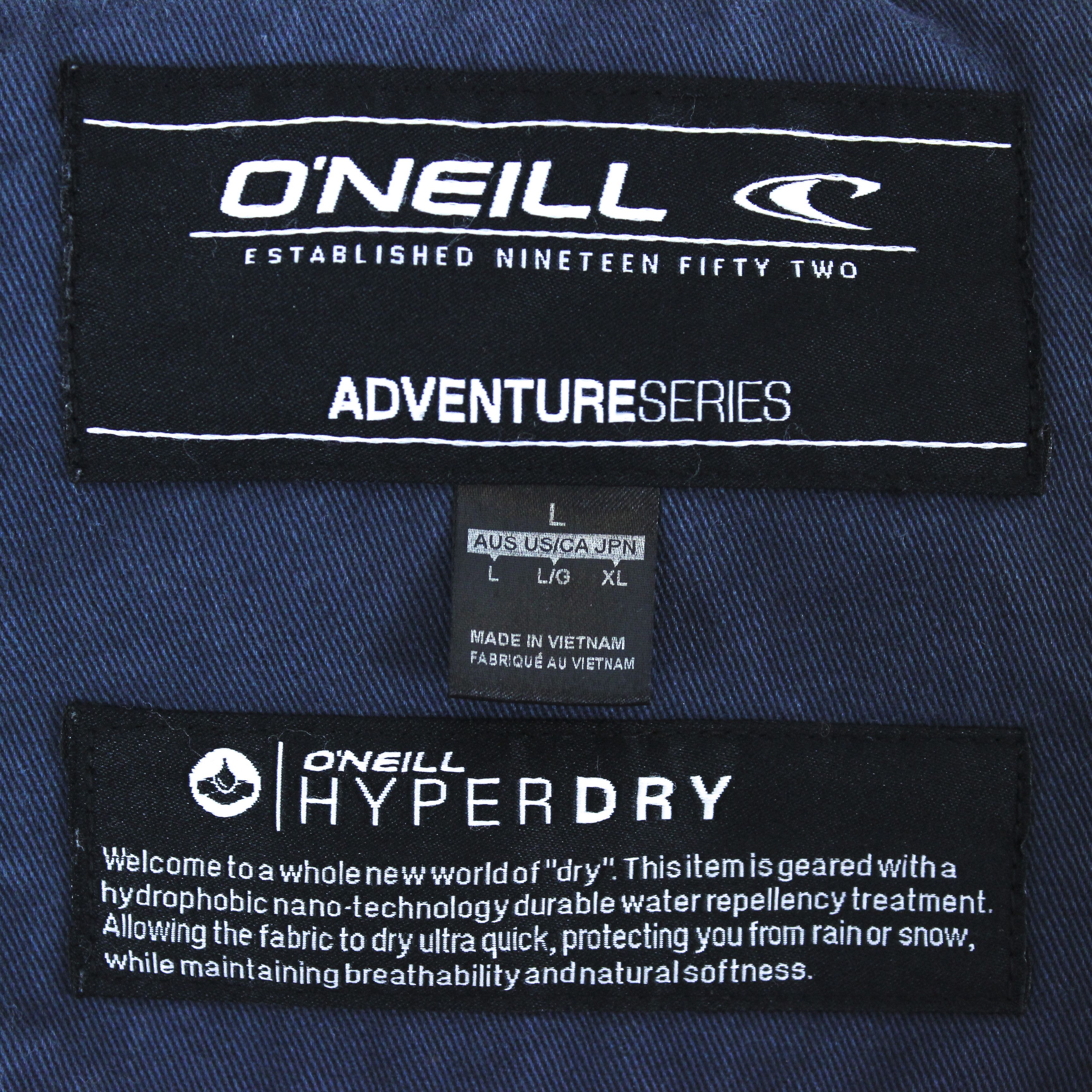O'Neill adventure hyperdry L Parka many patches hooded jacket coat Size L / US 10 / IT 46 - 3 Thumbnail