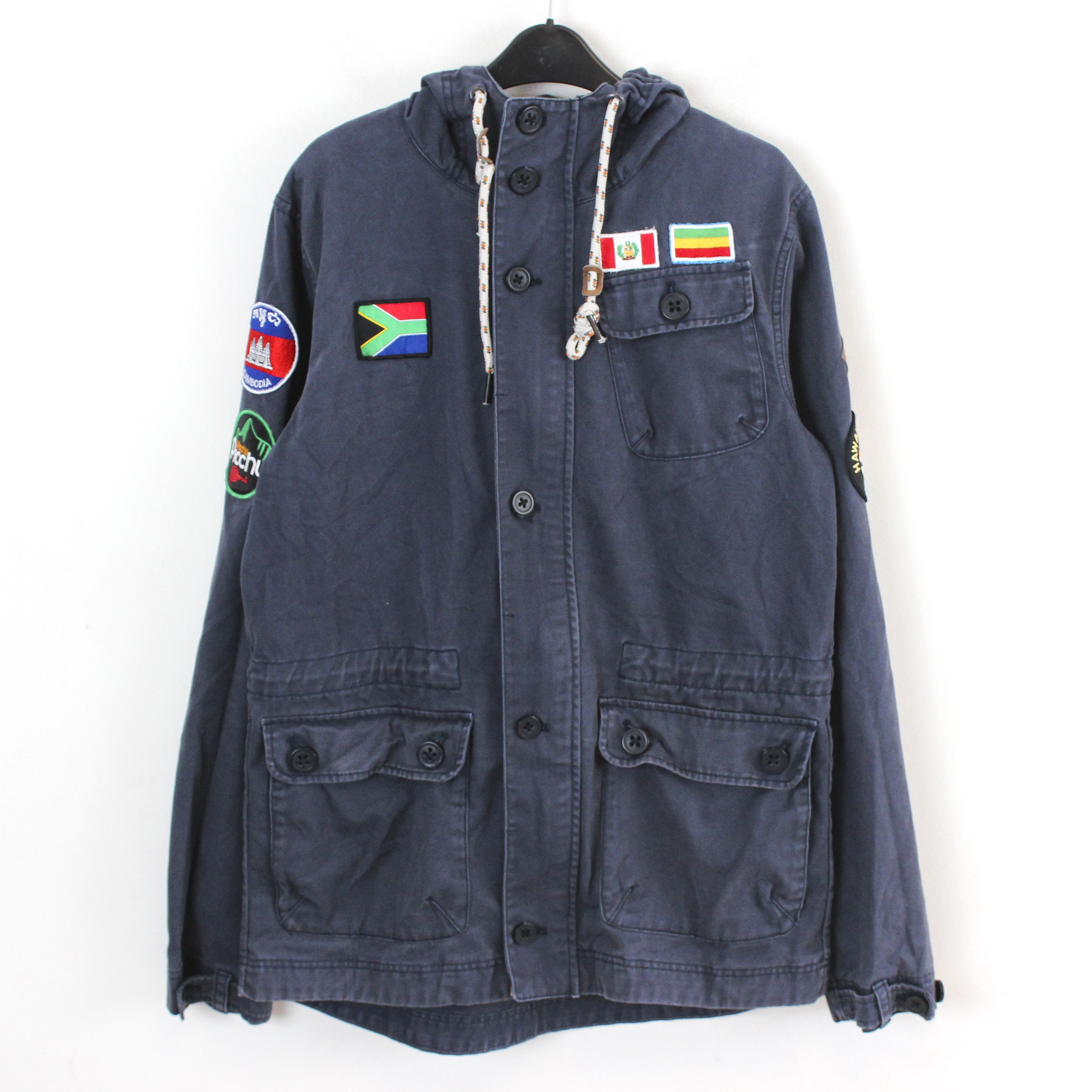 O'Neill adventure hyperdry L Parka many patches hooded jacket coat Size L / US 10 / IT 46 - 1 Thumbnail
