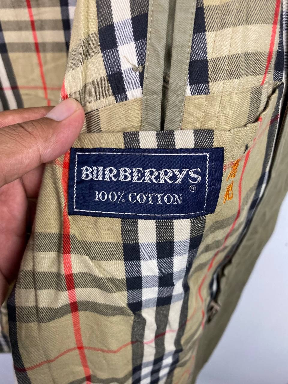 Burberry Vintage Rare Burberrys Trench Coat Nova Checked lining Size US M / EU 48-50 / 2 - 9 Thumbnail