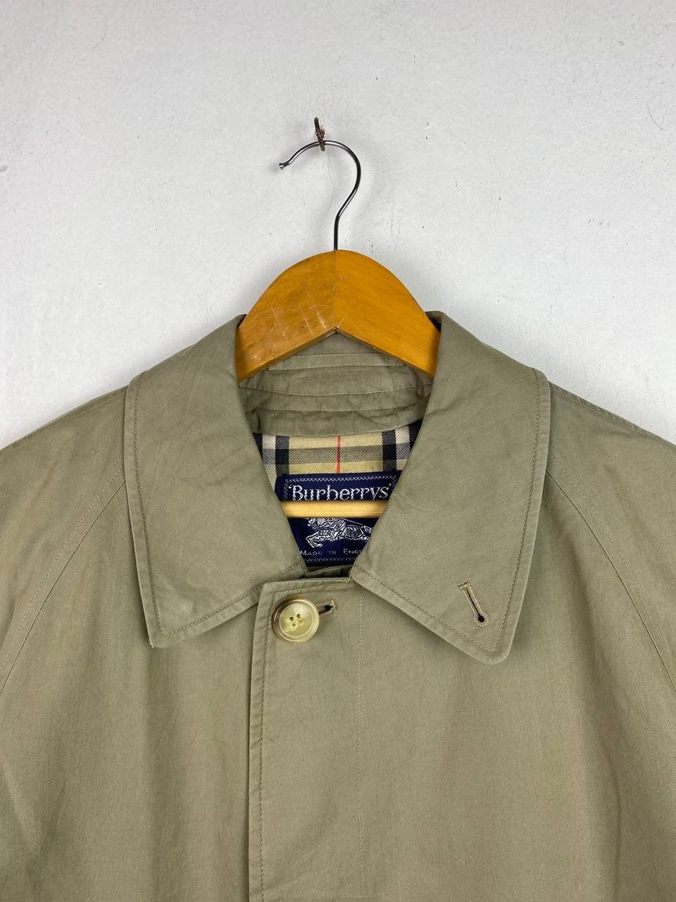 Burberry Vintage Rare Burberrys Trench Coat Nova Checked lining Size US M / EU 48-50 / 2 - 3 Thumbnail
