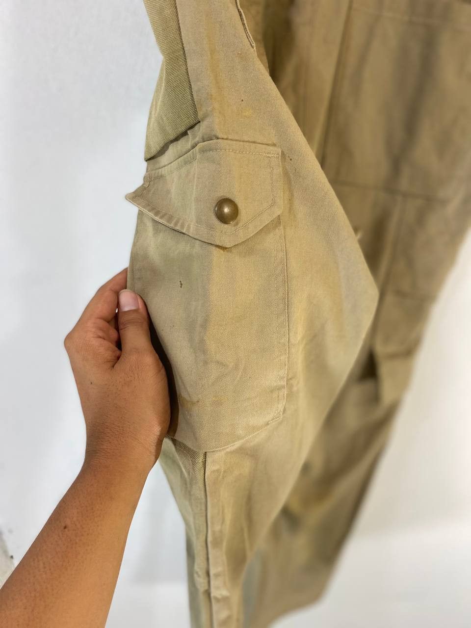 If Six Was Nine skillers hard khakis cargo pants paint splatter design Size US 36 / EU 52 - 5 Thumbnail