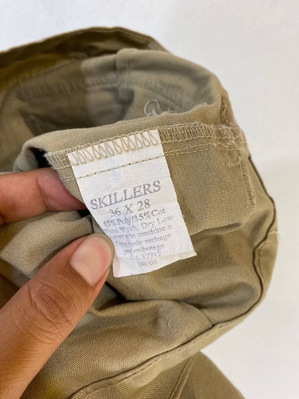 If Six Was Nine skillers hard khakis cargo pants paint splatter design Size US 36 / EU 52 - 13 Thumbnail