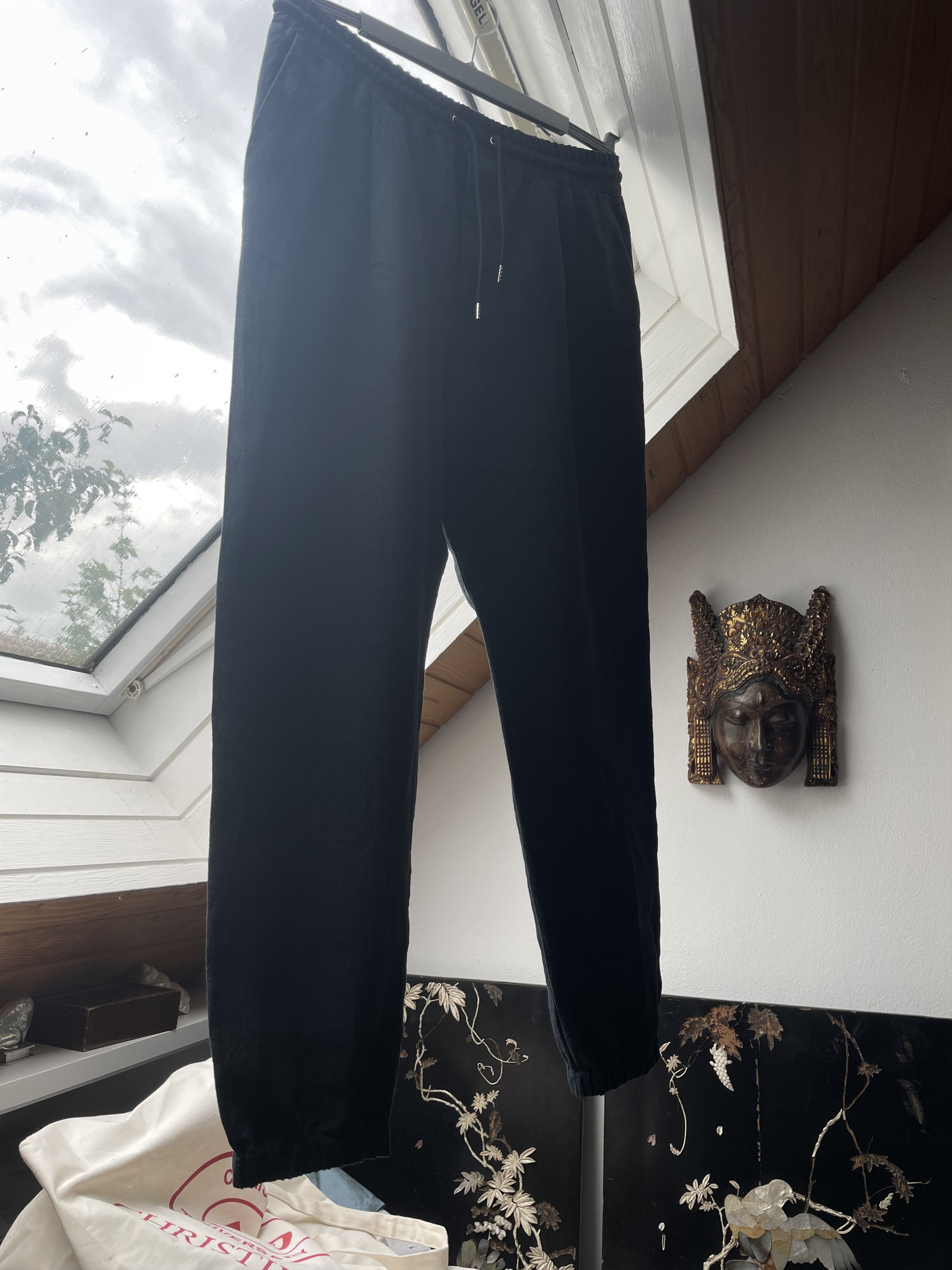 Ramie and Linen Blend Trousers