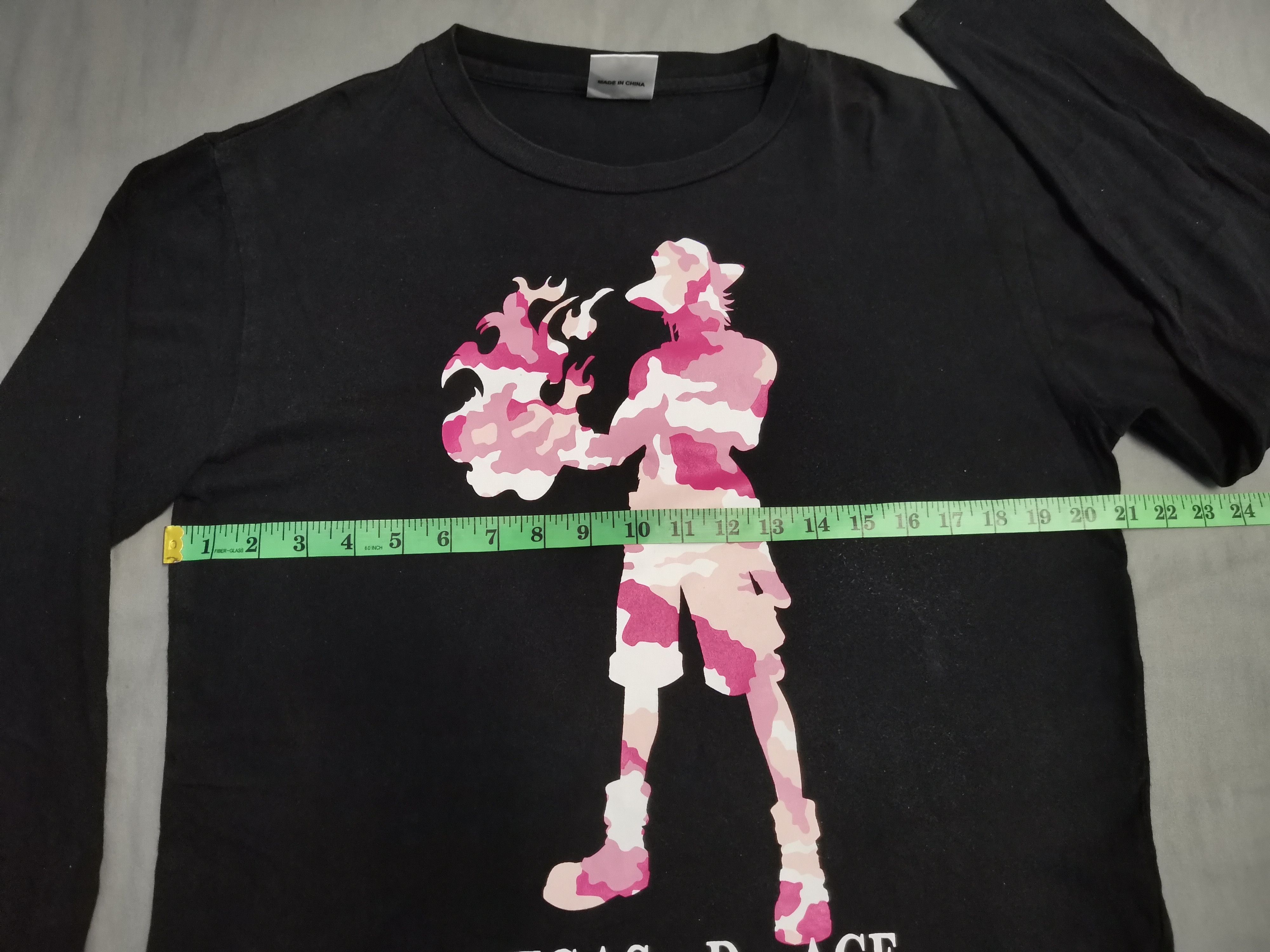 Anime Vintage Portgas d Ace One Piece Japan Anime Long Sleeve Eva Size US L / EU 52-54 / 3 - 6 Thumbnail