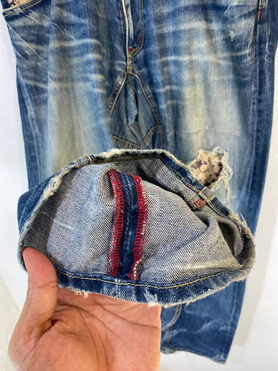 Eternal vintage eternal nice design distressed denim Size US 36 / EU 52 - 11 Thumbnail