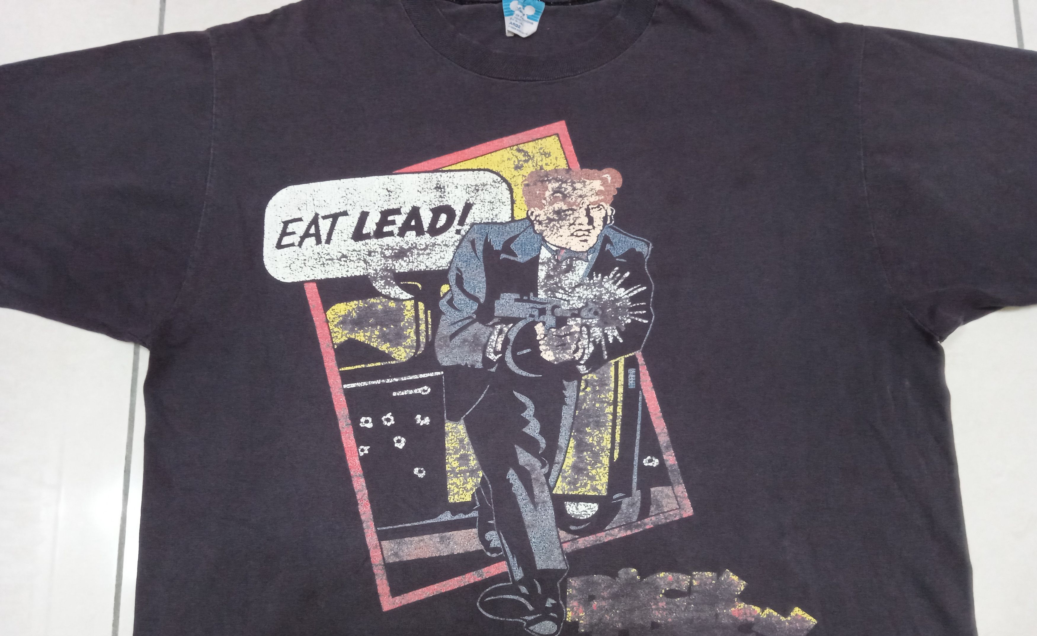 Other Vintage 90s single stitch Dick Tracy Flattop T-Shirt Size US L / EU 52-54 / 3 - 2 Thumbnail