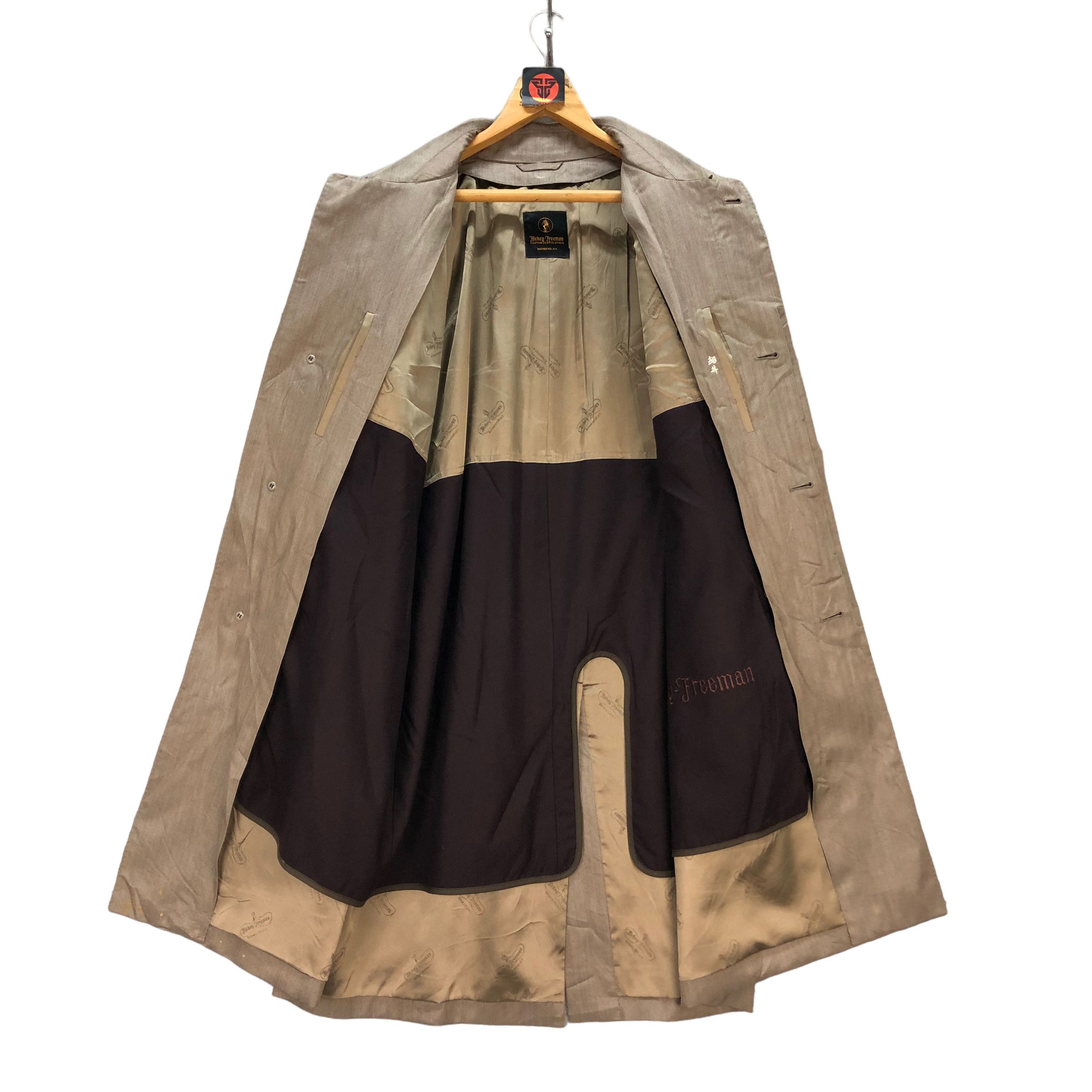 Hickey Freeman HICKEY FREEMAN OVERCOAT / LONG COAT #7092-109 Size US S / EU 44-46 / 1 - 6 Thumbnail