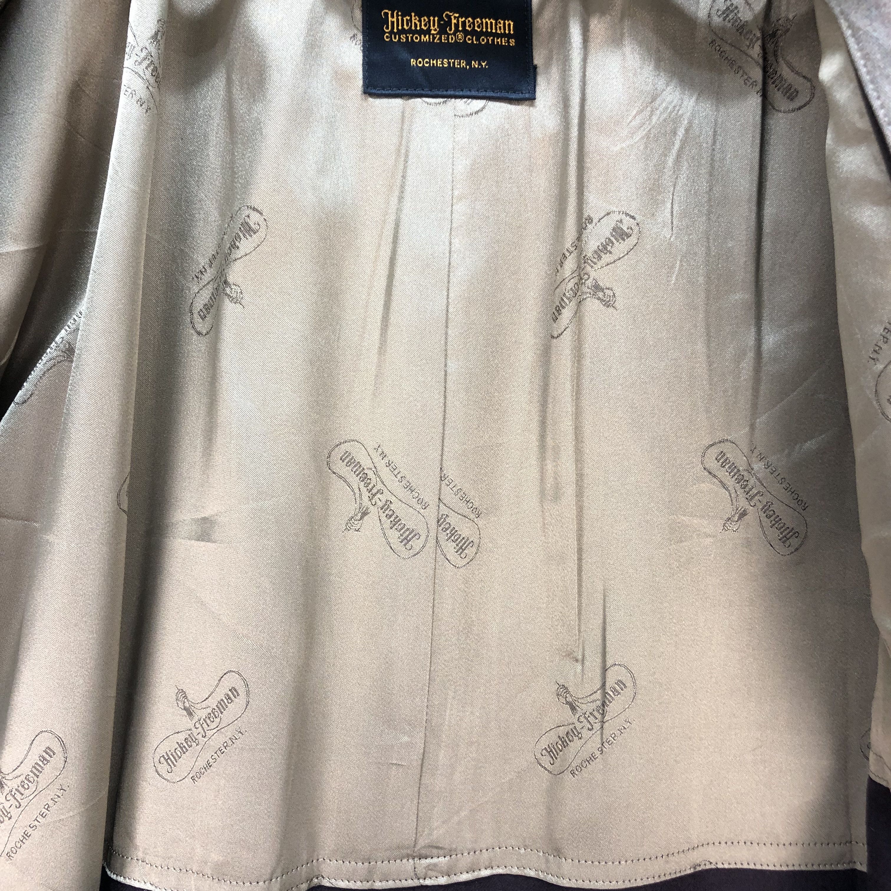 Hickey Freeman HICKEY FREEMAN OVERCOAT / LONG COAT #7092-109 Size US S / EU 44-46 / 1 - 8 Thumbnail