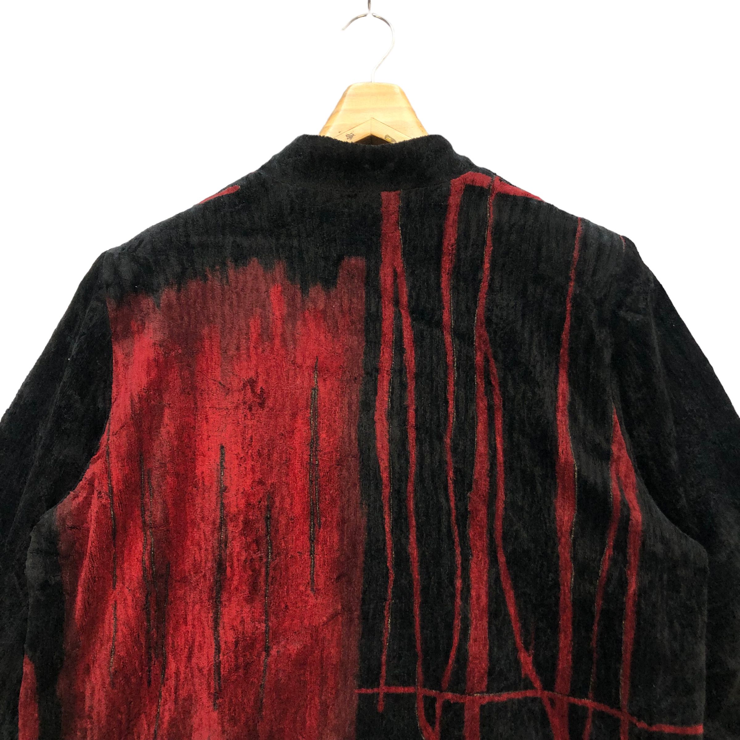 Japanese Brand LAVIOLA ARTWORK NICE DESIGN VELVET JACKET #7085-108 Size XL / US 12-14 / IT 48-50 - 9 Thumbnail