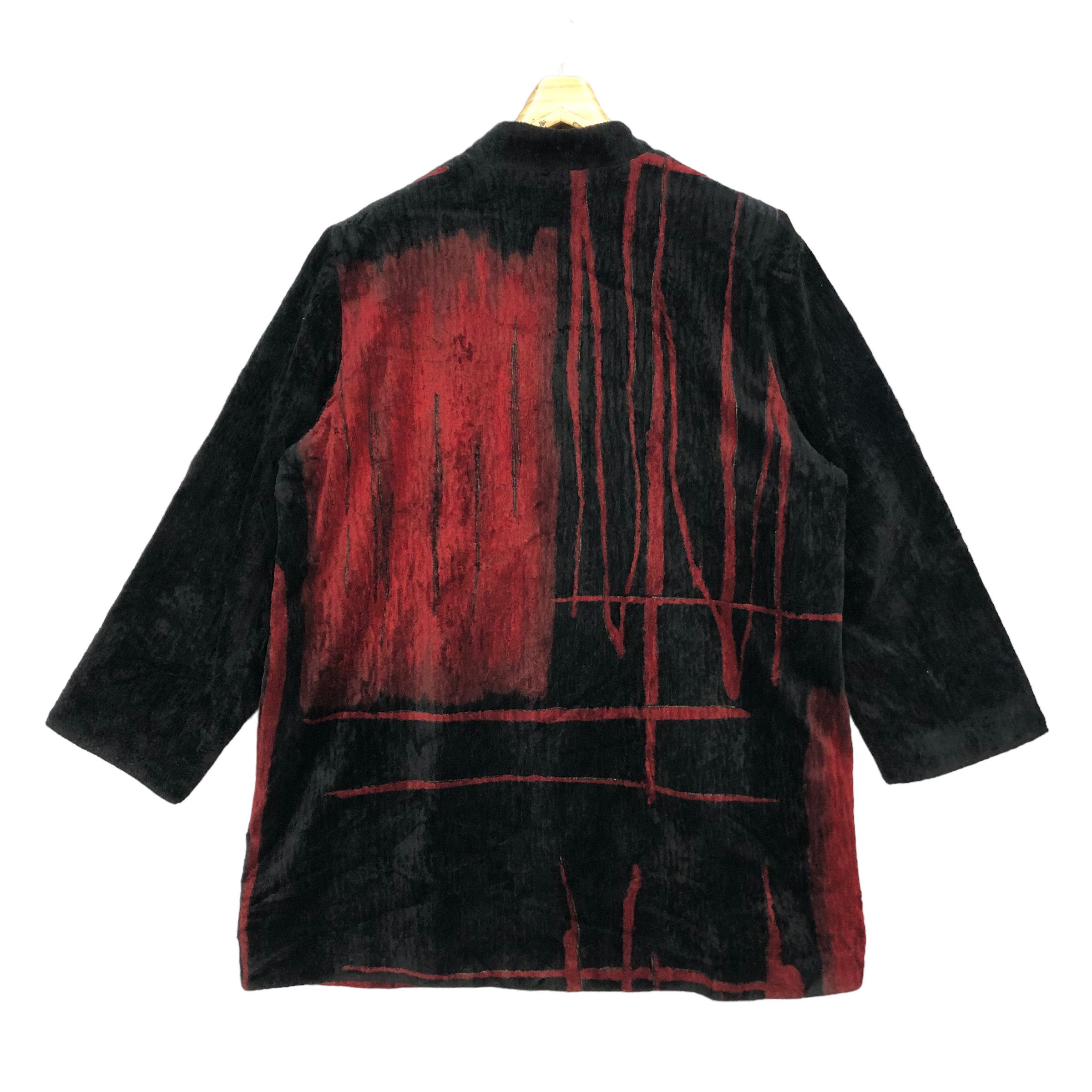 Japanese Brand LAVIOLA ARTWORK NICE DESIGN VELVET JACKET #7085-108 Size XL / US 12-14 / IT 48-50 - 8 Thumbnail