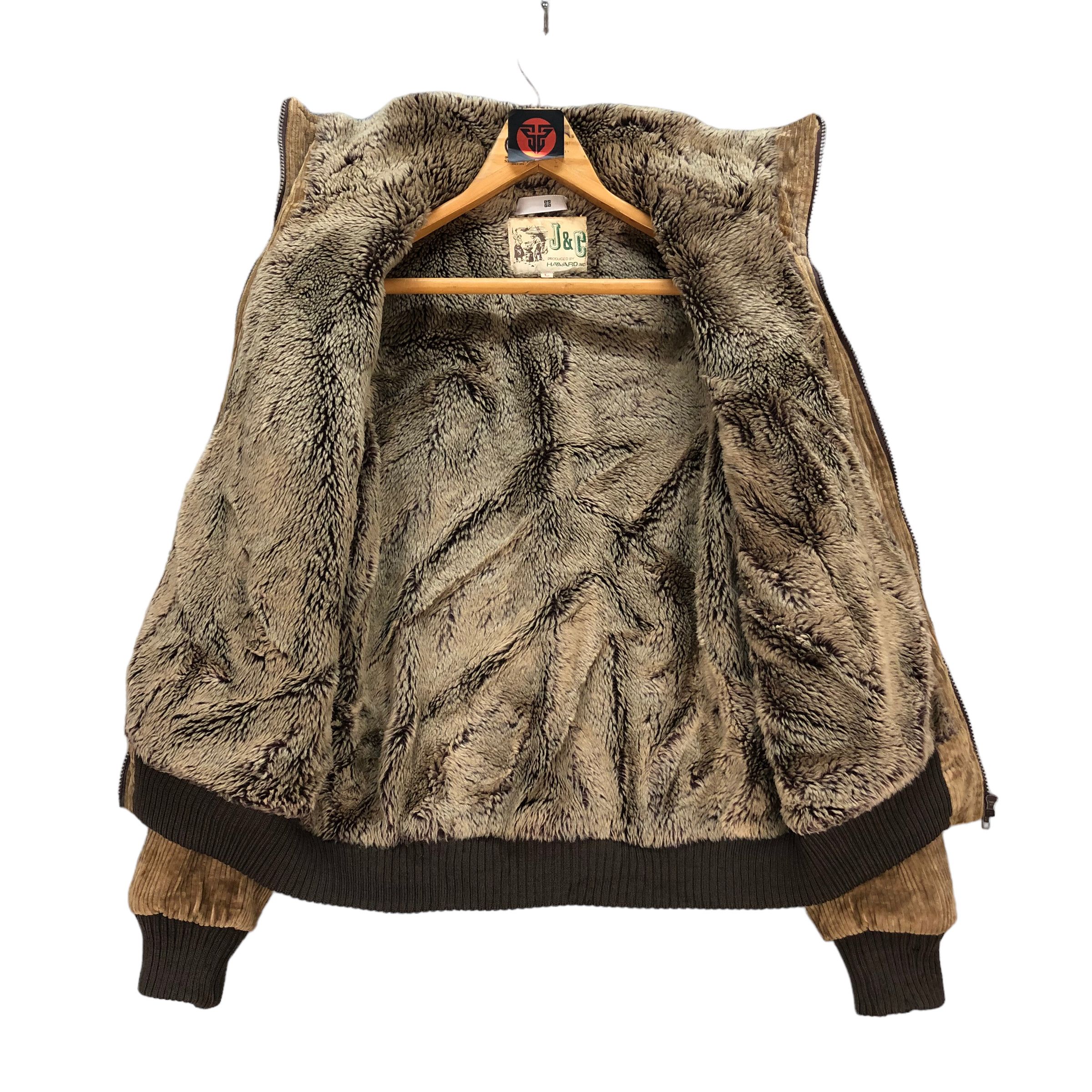 Vintage J&C HAVARD SHEARLING JACKET / CORDUROY JACKET #7088-109 Size US L / EU 52-54 / 3 - 8 Thumbnail