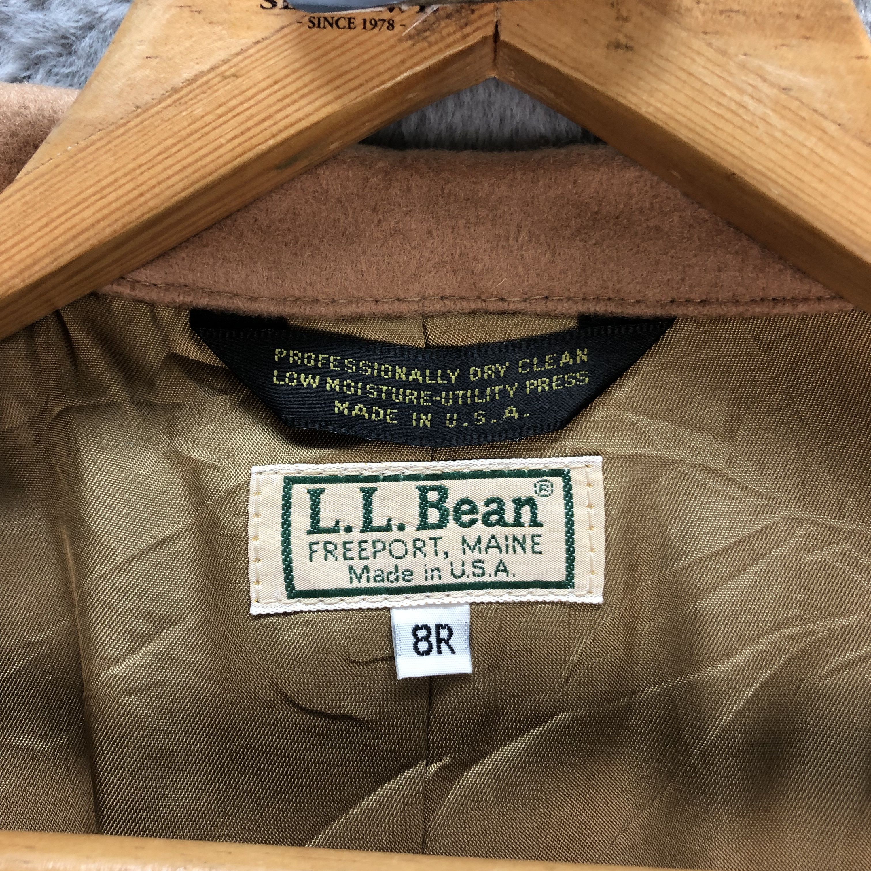L.L. Bean LL BEAN WOOL CASUAL JACKET #7084-108 Size M / US 6-8 / IT 42-44 - 7 Thumbnail