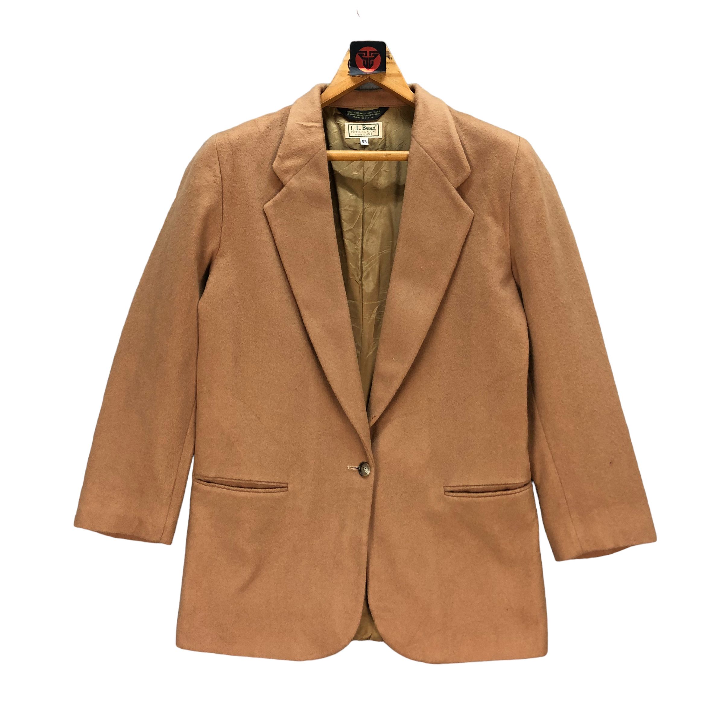 L.L. Bean LL BEAN WOOL CASUAL JACKET #7084-108 Size M / US 6-8 / IT 42-44 - 1 Thumbnail