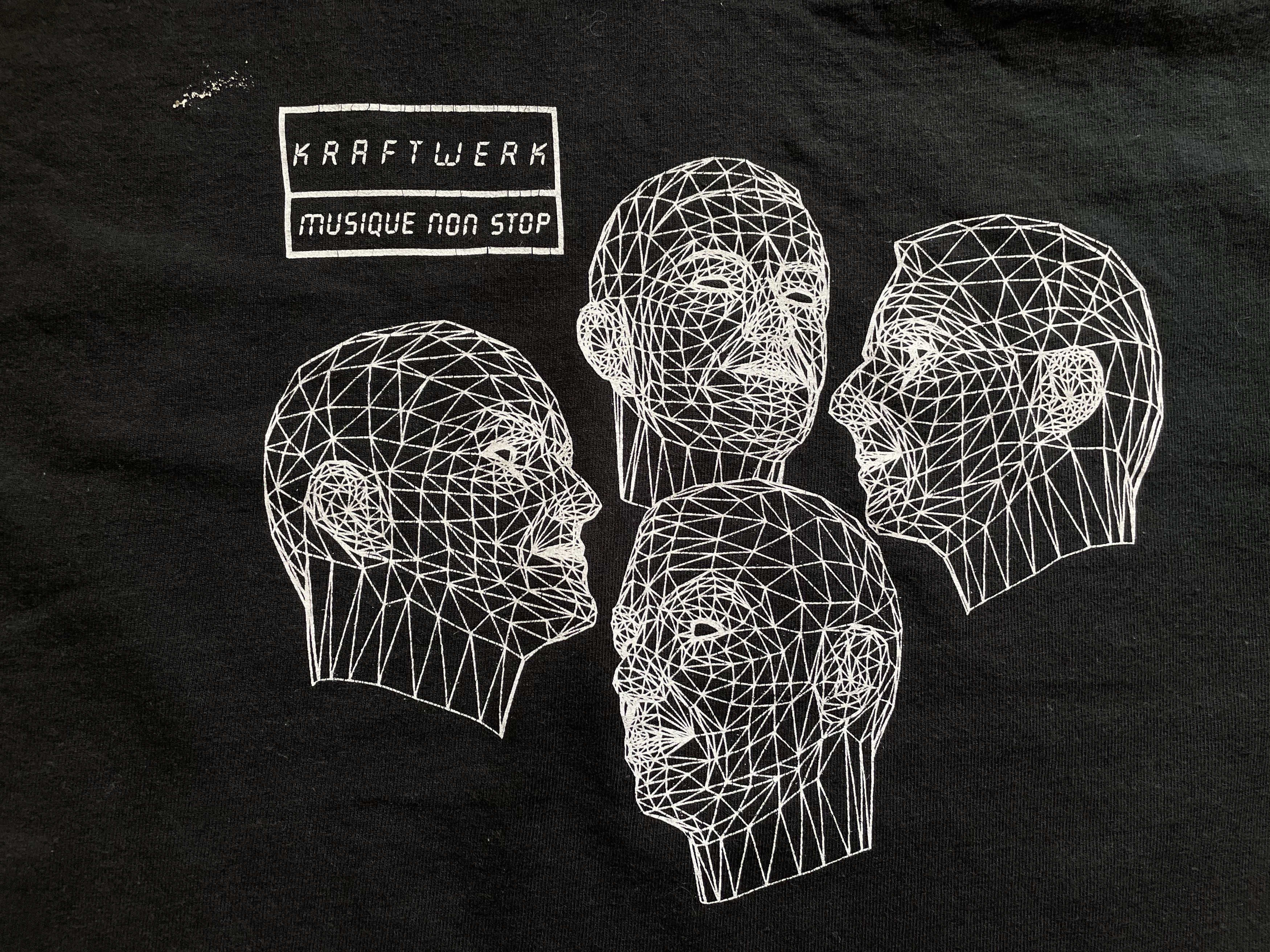 Band Tees × Vintage Vintage Kraftwerk Band Techno Pop Tee Rare Drill y2k hype Size US S / EU 44-46 / 1 - 3 Thumbnail
