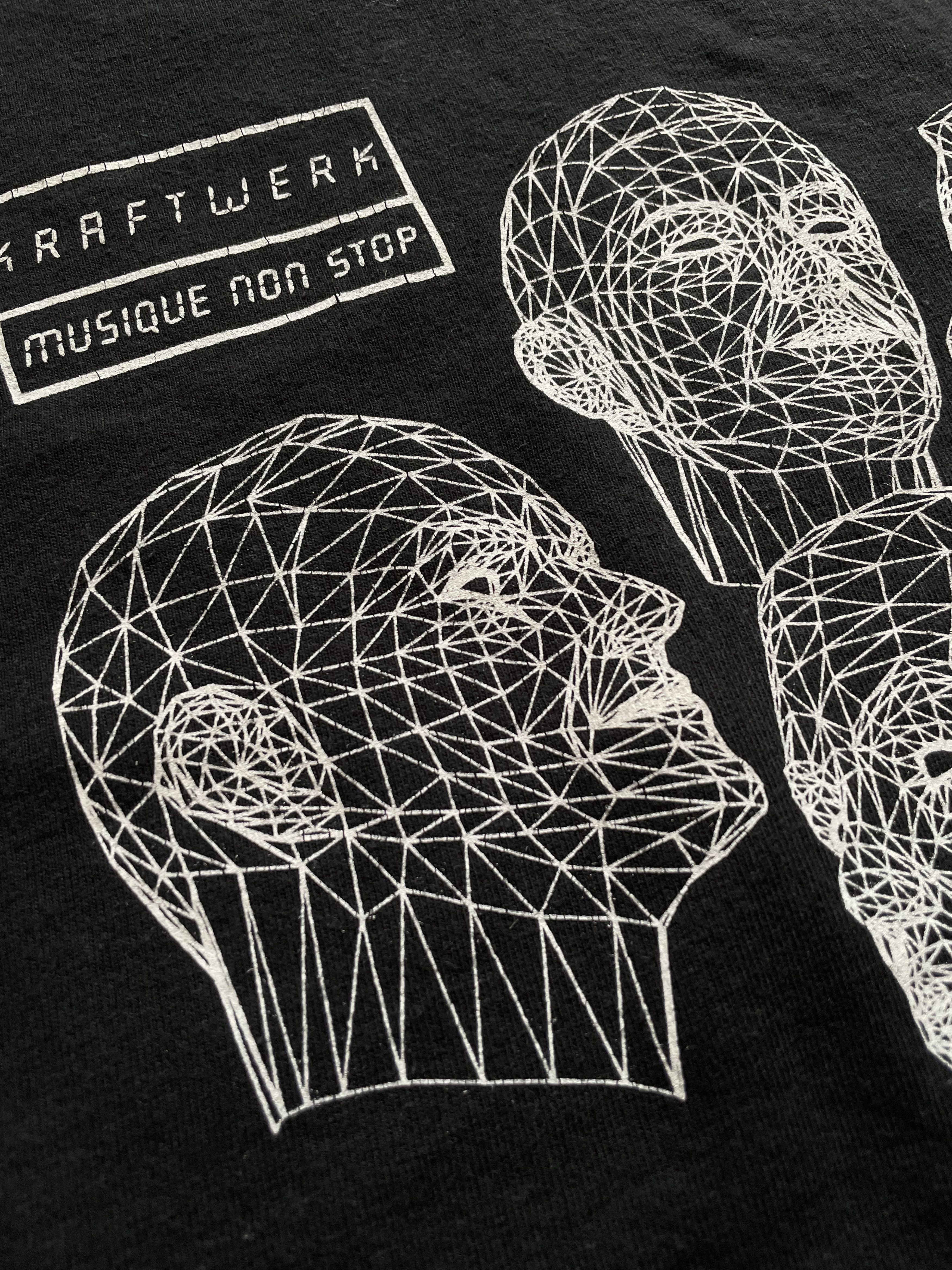 Band Tees × Vintage Vintage Kraftwerk Band Techno Pop Tee Rare Drill y2k hype Size US S / EU 44-46 / 1 - 5 Thumbnail