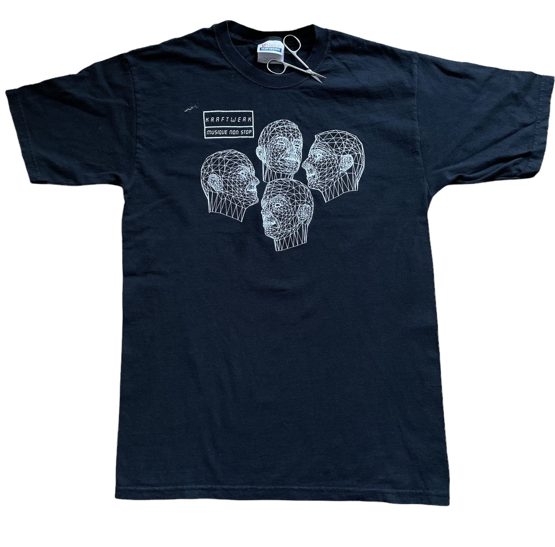 Band Tees × Vintage Vintage Kraftwerk Band Techno Pop Tee Rare Drill y2k hype Size US S / EU 44-46 / 1 - 1 Thumbnail